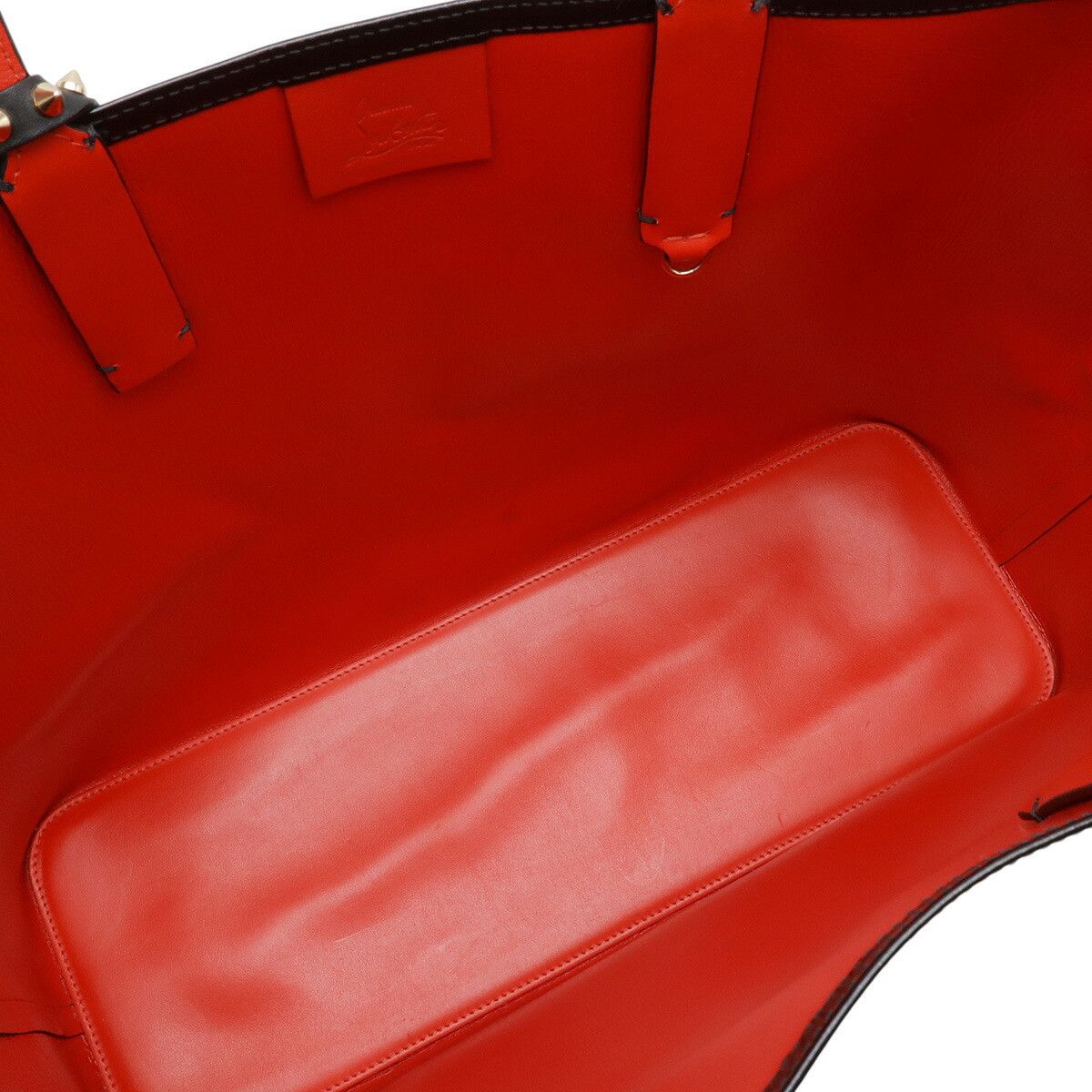 Christian Louboutin Christian Louboutin Christian Louboutin Cabata Patent Leather Stud Tote Bag Leather Tote Bag 3165032 DUTY FREE for USA Size ONE SIZE - 6 Thumbnail