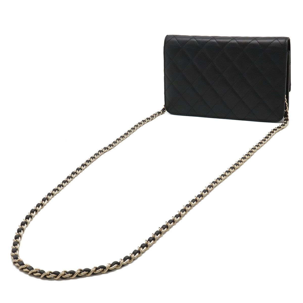 Chanel Chanel Chanel Matelasse Lambskin Chain Wallet Leather Shoulder Bag DUTY FREE for USA Size ONE SIZE - 2 Thumbnail