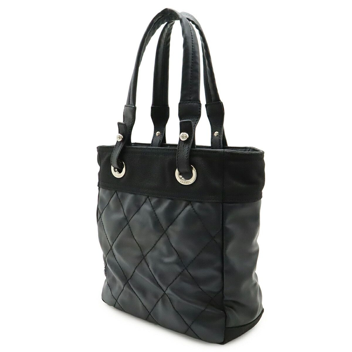 Chanel Chanel Chanel Paris-Biarritz Coated Canvas Tote Bag Textile Tote Bag A34208 DUTY FREE for USA Size ONE SIZE - 2 Thumbnail