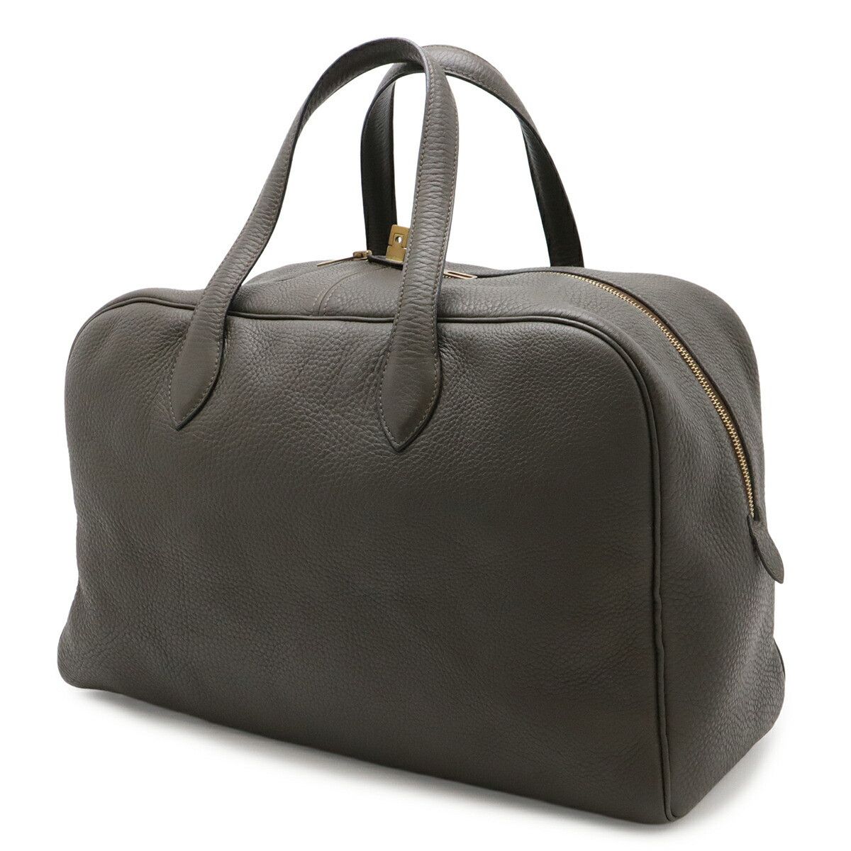 Hermes Hermes Hermes Victoria43 Taurillon Clemence travel bag Leather Travel Bag E DUTY FREE for USA Size ONE SIZE - 2 Thumbnail
