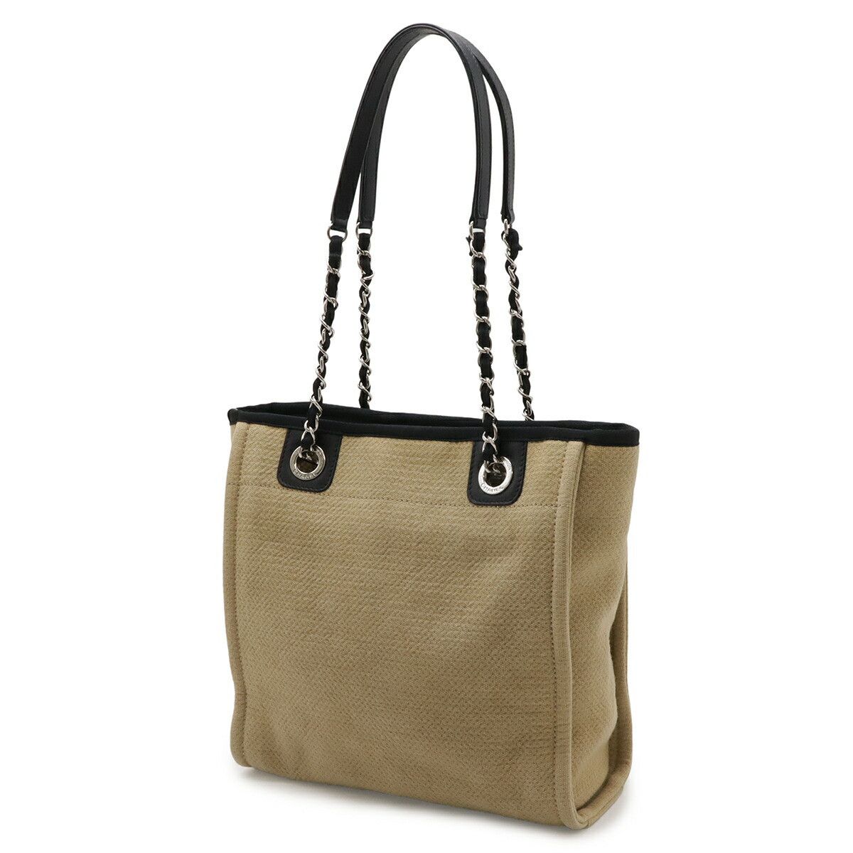 Chanel Chanel Chanel Deauville Canvas Leather 2way Tote Bag Textile Tote Bag A66939 DUTY FREE for USA Size ONE SIZE - 2 Thumbnail