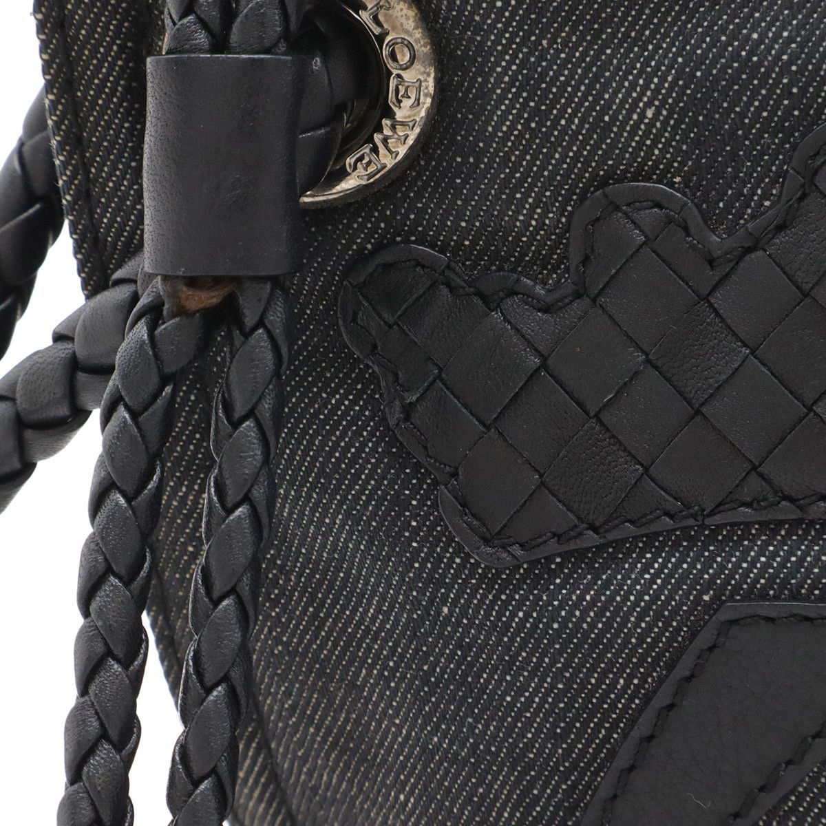 Loewe Loewe Loewe Denim Leather Tote Bag Textile Tote Bag DUTY FREE for USA Size ONE SIZE - 4 Thumbnail