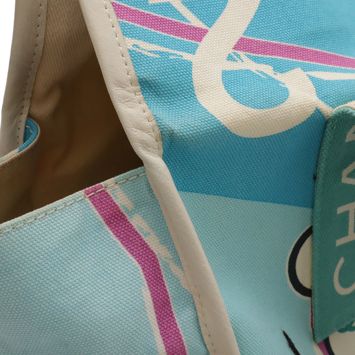 Chanel Chanel Chanel Paris Map Cruise Line Canvas Tote Bag Textile Tote Bag DUTY FREE for USA Size ONE SIZE - 4 Thumbnail