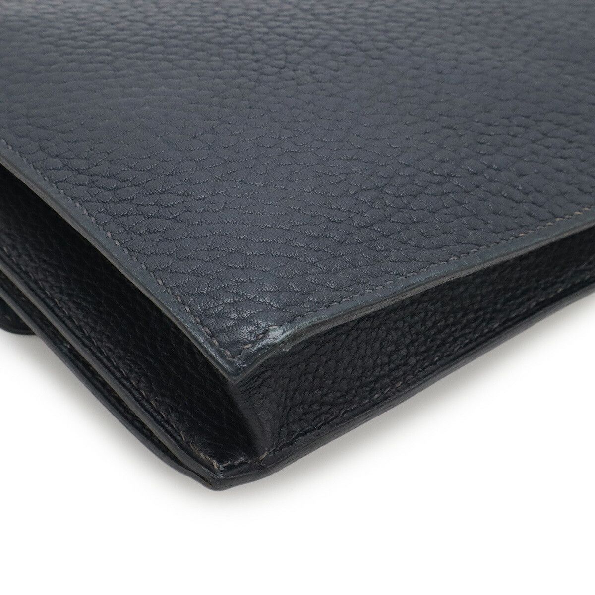 Hermes Hermes Hermes Pochette Jet Fjord Leather Clutch Bag Leather Clutch Bag Stamp C (1999) DUTY FREE for USA Size ONE SIZE - 3 Thumbnail