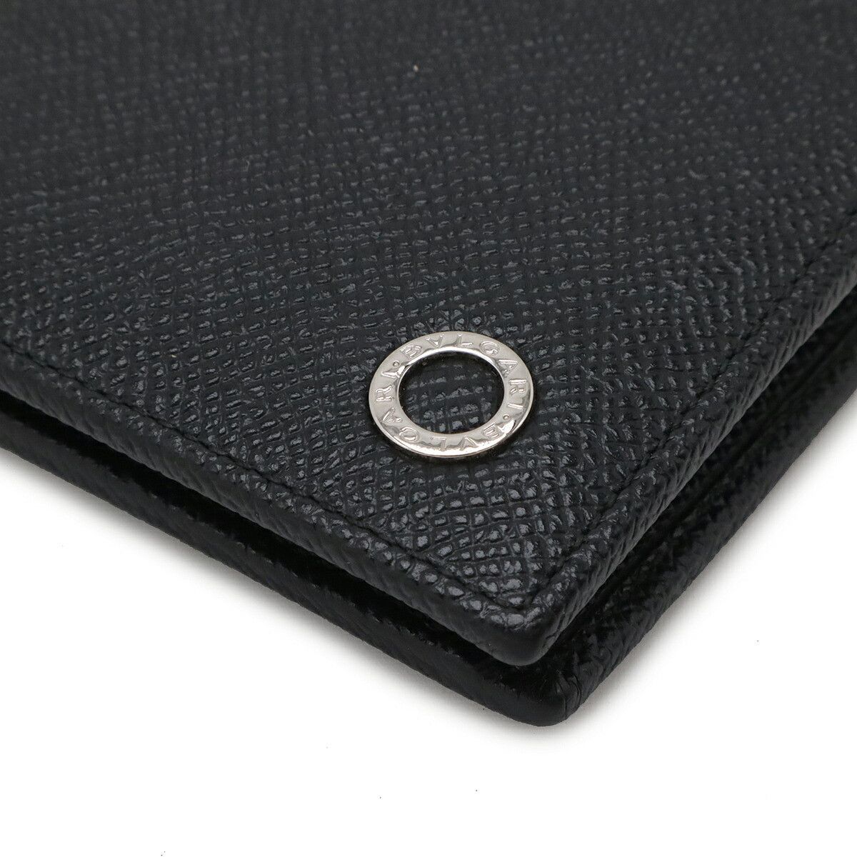 Bvlgari Bvlgari Bulgari Bvlgari Man Grained Leather Bifold Wallet Leather Short Wallet 30396 DUTY FREE for USA Size ONE SIZE - 3 Thumbnail