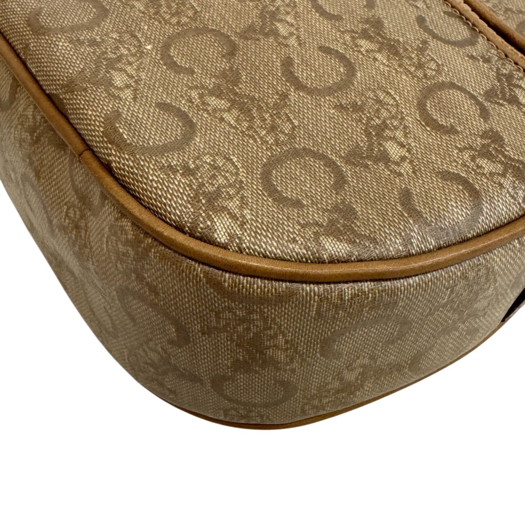 Celine CELINE Sulky Pochette C Carriage Pattern Shoulder Bag Brown Size ONE SIZE - 4 Thumbnail