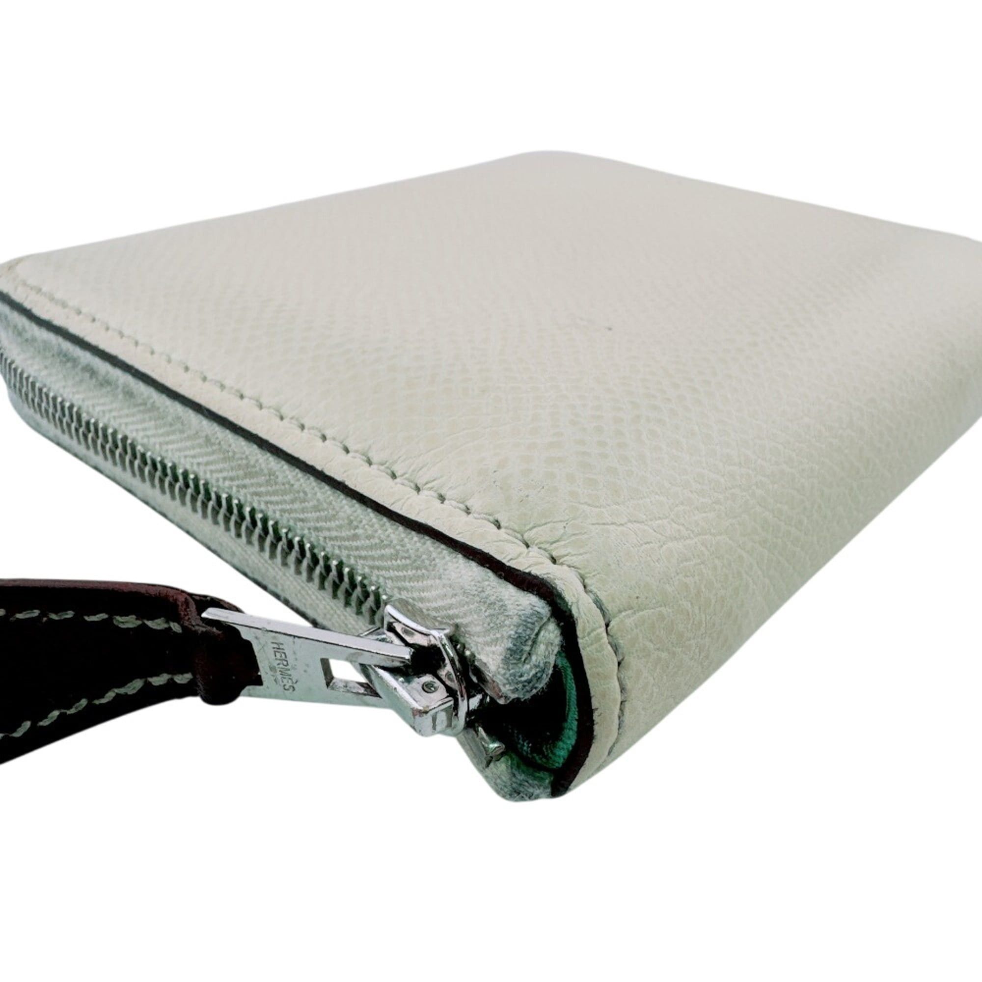 Hermes HERMES Coin Card Case, Bi-fold Wallet, White Size ONE SIZE - 6 Thumbnail