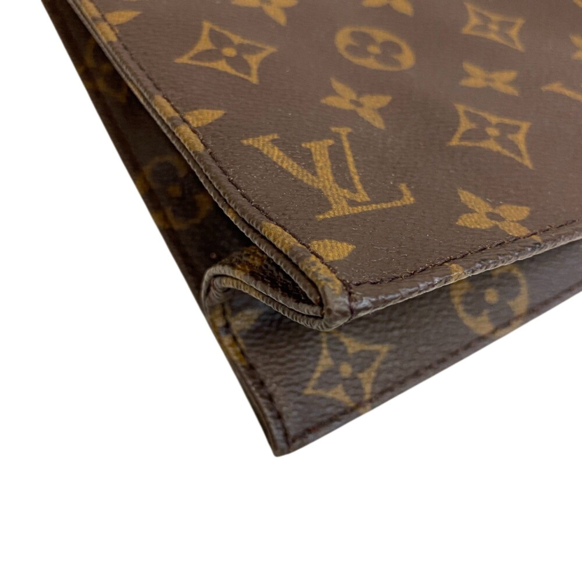 Louis Vuitton Louis Vuitton M51140 Sac Plat A4-compatible handbag, monogram tote bag, shoulder brown Size ONE SIZE - 5 Thumbnail
