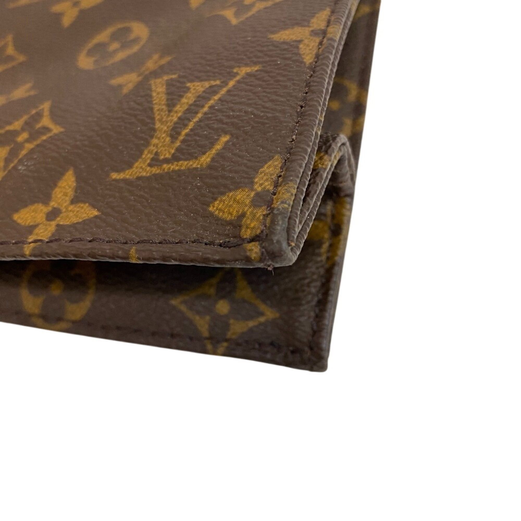 Louis Vuitton Louis Vuitton M51140 Sac Plat A4-compatible handbag, monogram tote bag, shoulder brown Size ONE SIZE - 6 Thumbnail