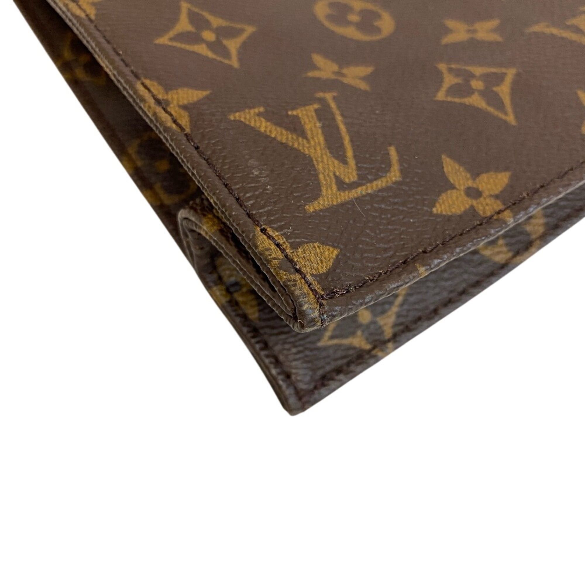 Louis Vuitton Louis Vuitton M51140 Sac Plat A4-compatible handbag, monogram tote bag, shoulder brown Size ONE SIZE - 3 Thumbnail