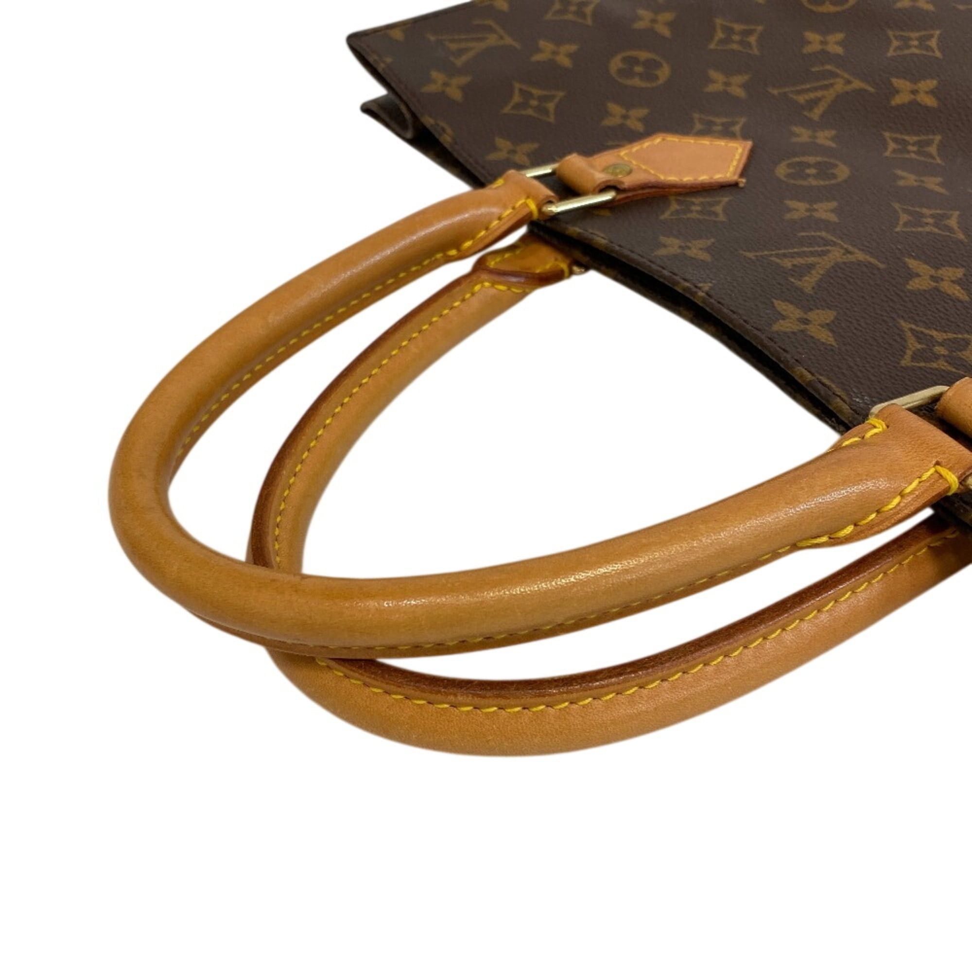 Louis Vuitton Louis Vuitton M51140 Sac Plat A4-compatible handbag, monogram tote bag, shoulder brown Size ONE SIZE - 8 Thumbnail