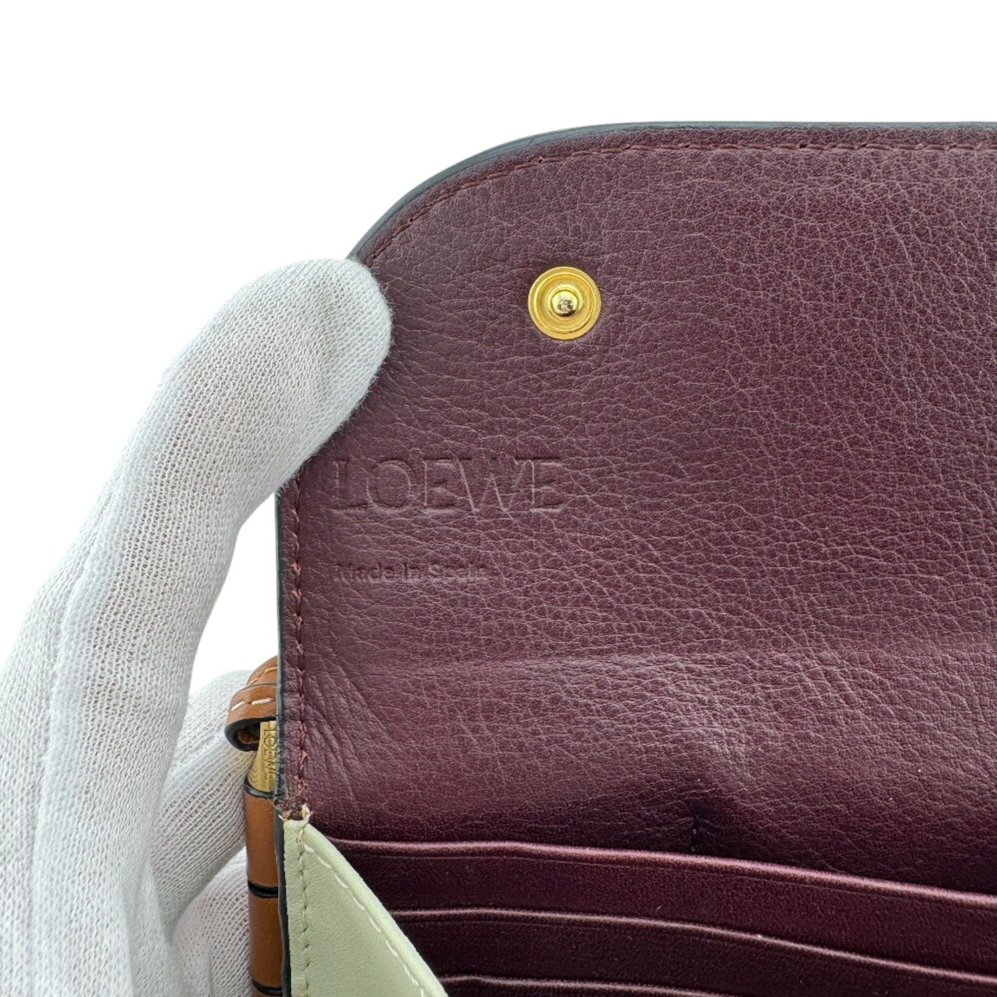 Loewe LOEWE Gate Continental Long Wallet, Gray Size ONE SIZE - 11 Thumbnail