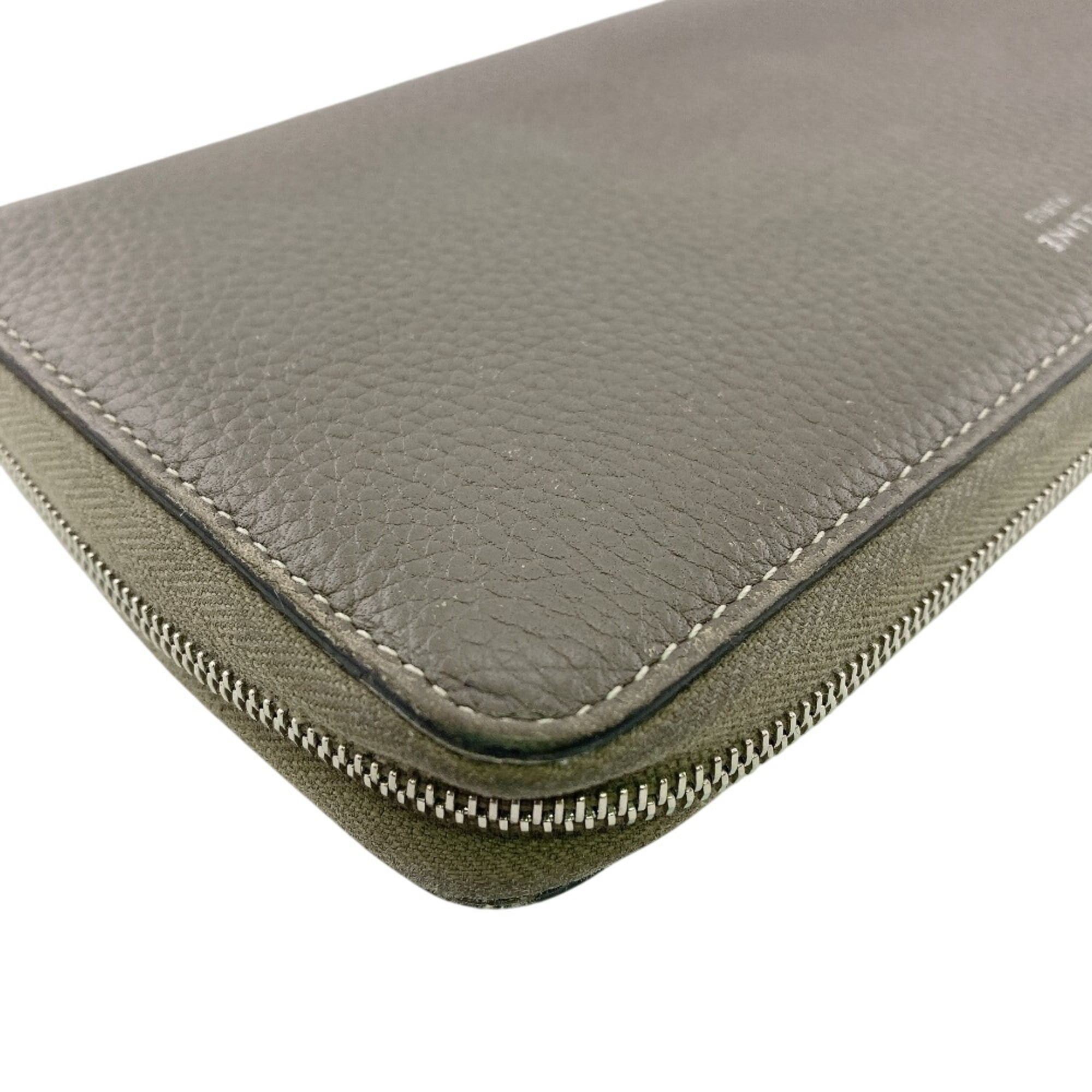 Celine Celine Round Zipper Logo Long Wallet, Gray Size ONE SIZE - 5 Thumbnail
