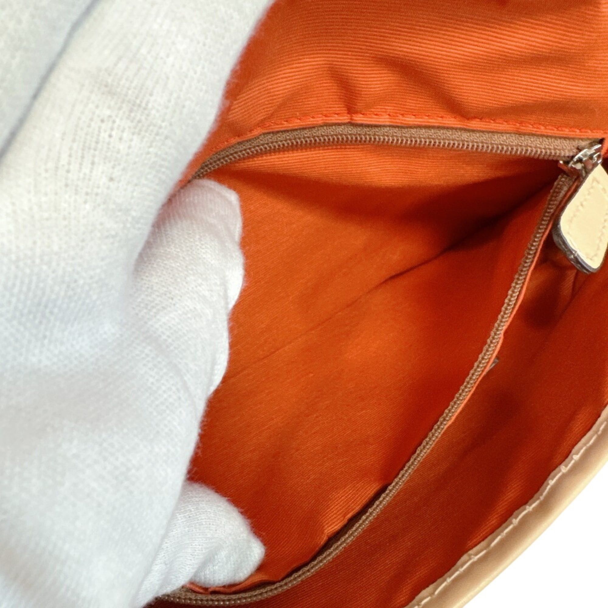 COACH 6348 Accessory Pouch One-Shoulder Bag Signature Handbag Brown