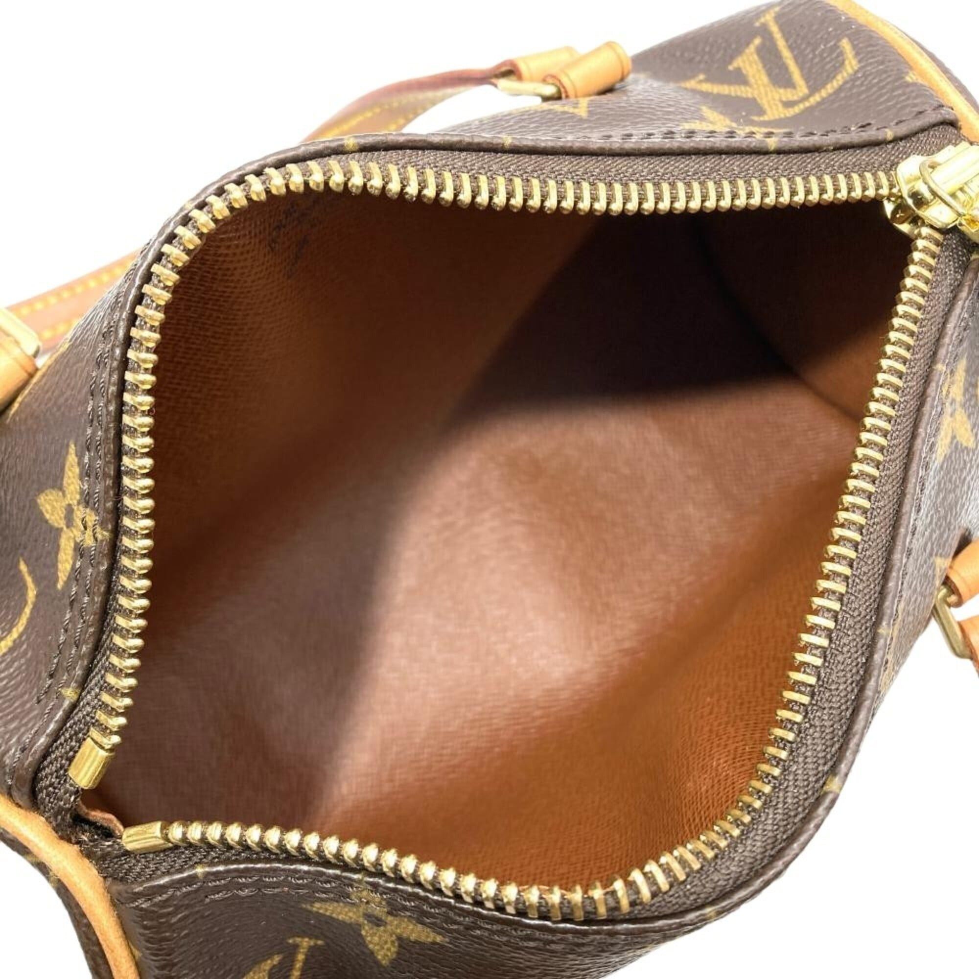Louis Vuitton Louis Vuitton Papillon 19 Handbag, Monogram Canvas, M51389, Brown, Gold Hardware, DU0023, Women's Size ONE SIZE - 6 Thumbnail