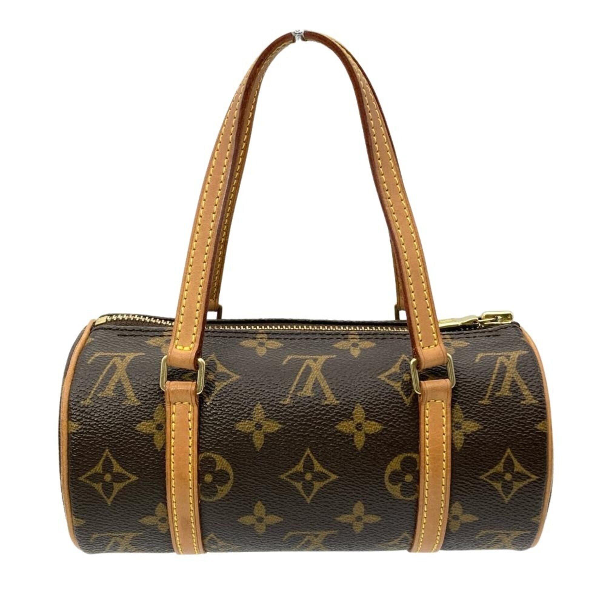 Louis Vuitton Louis Vuitton Papillon 19 Handbag, Monogram Canvas, M51389, Brown, Gold Hardware, DU0023, Women's Size ONE SIZE - 3 Thumbnail