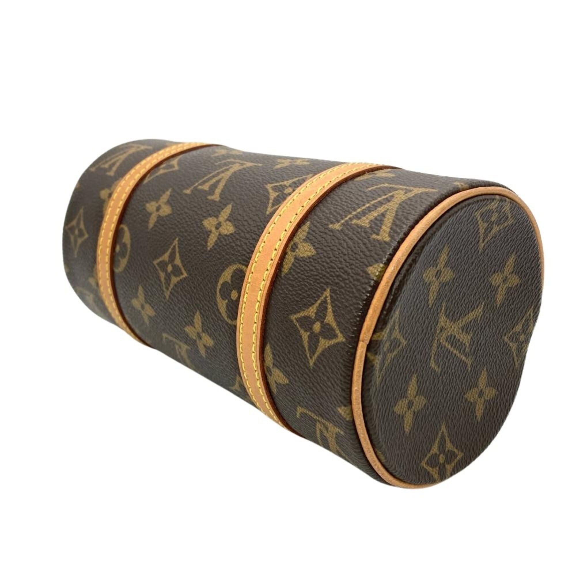 Louis Vuitton Louis Vuitton Papillon 19 Handbag, Monogram Canvas, M51389, Brown, Gold Hardware, DU0023, Women's Size ONE SIZE - 5 Thumbnail