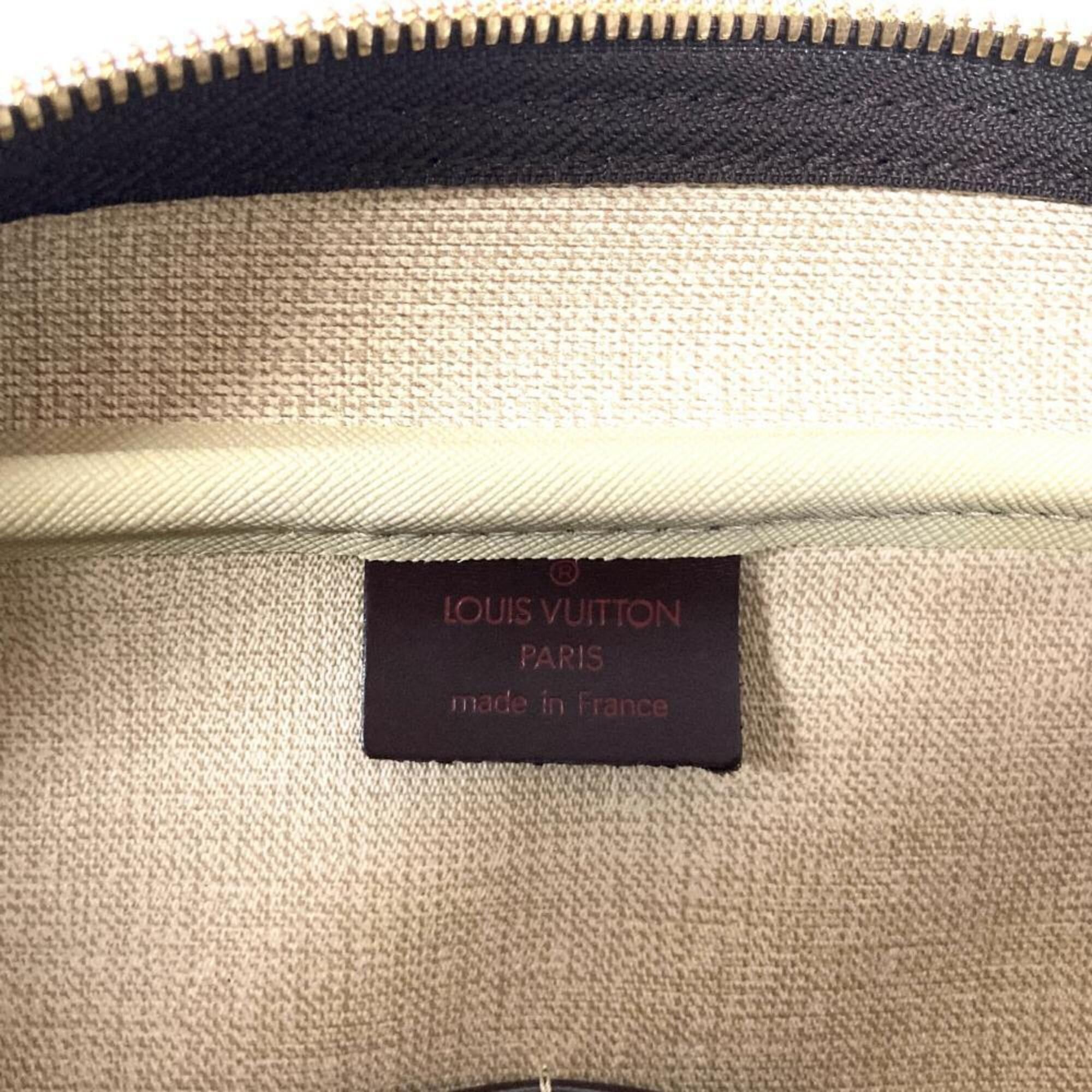 Louis Vuitton Louis Vuitton Deauville Handbag, Damier Ebene, N47272, Brown, MB0066 Size ONE SIZE - 7 Thumbnail