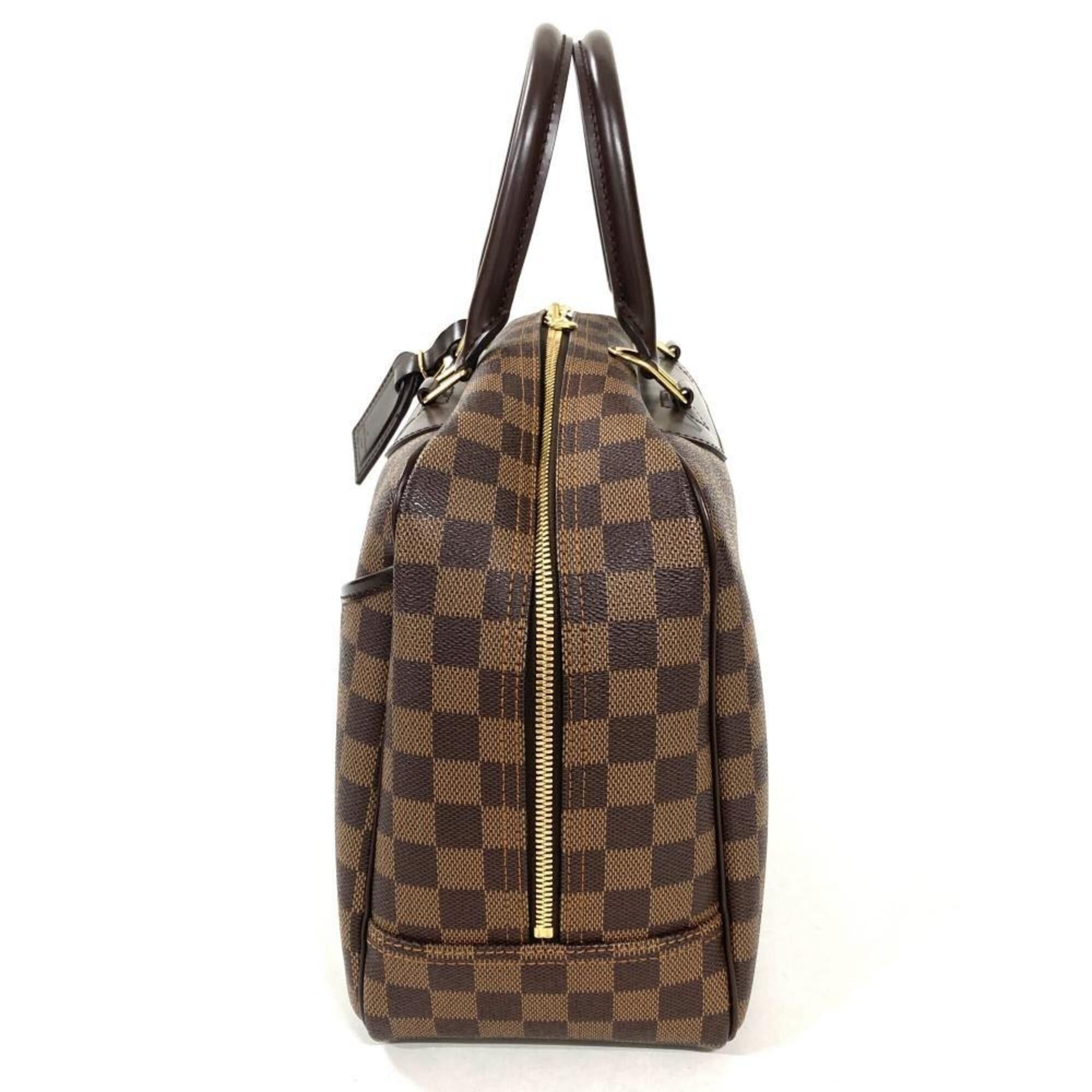 Louis Vuitton Louis Vuitton Deauville Handbag, Damier Ebene, N47272, Brown, MB0066 Size ONE SIZE - 2 Thumbnail