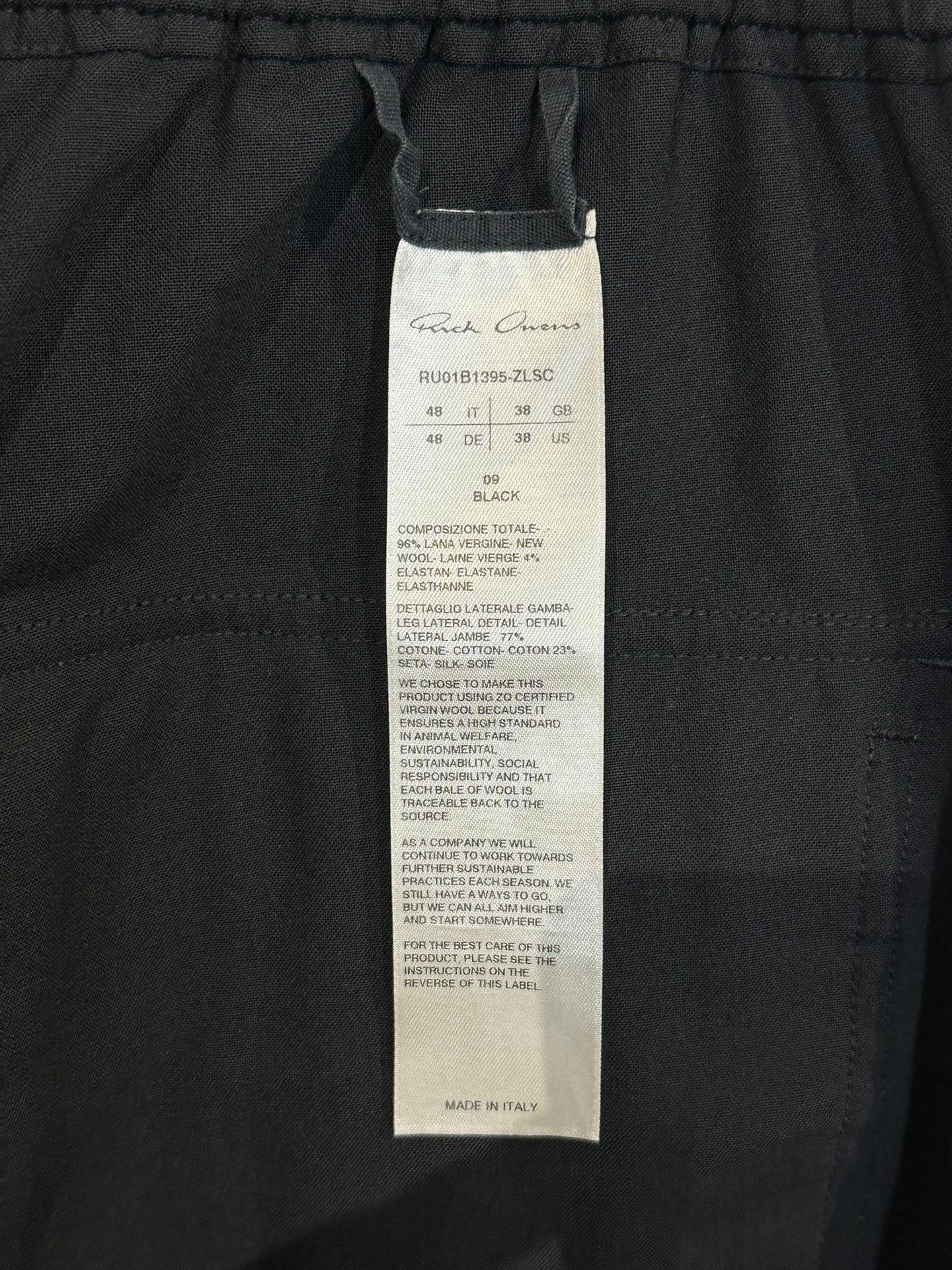 Rick Owens Rick Owens RO Webbing Cropped Pants 48 Size US 32 / EU 48 - 6 Thumbnail
