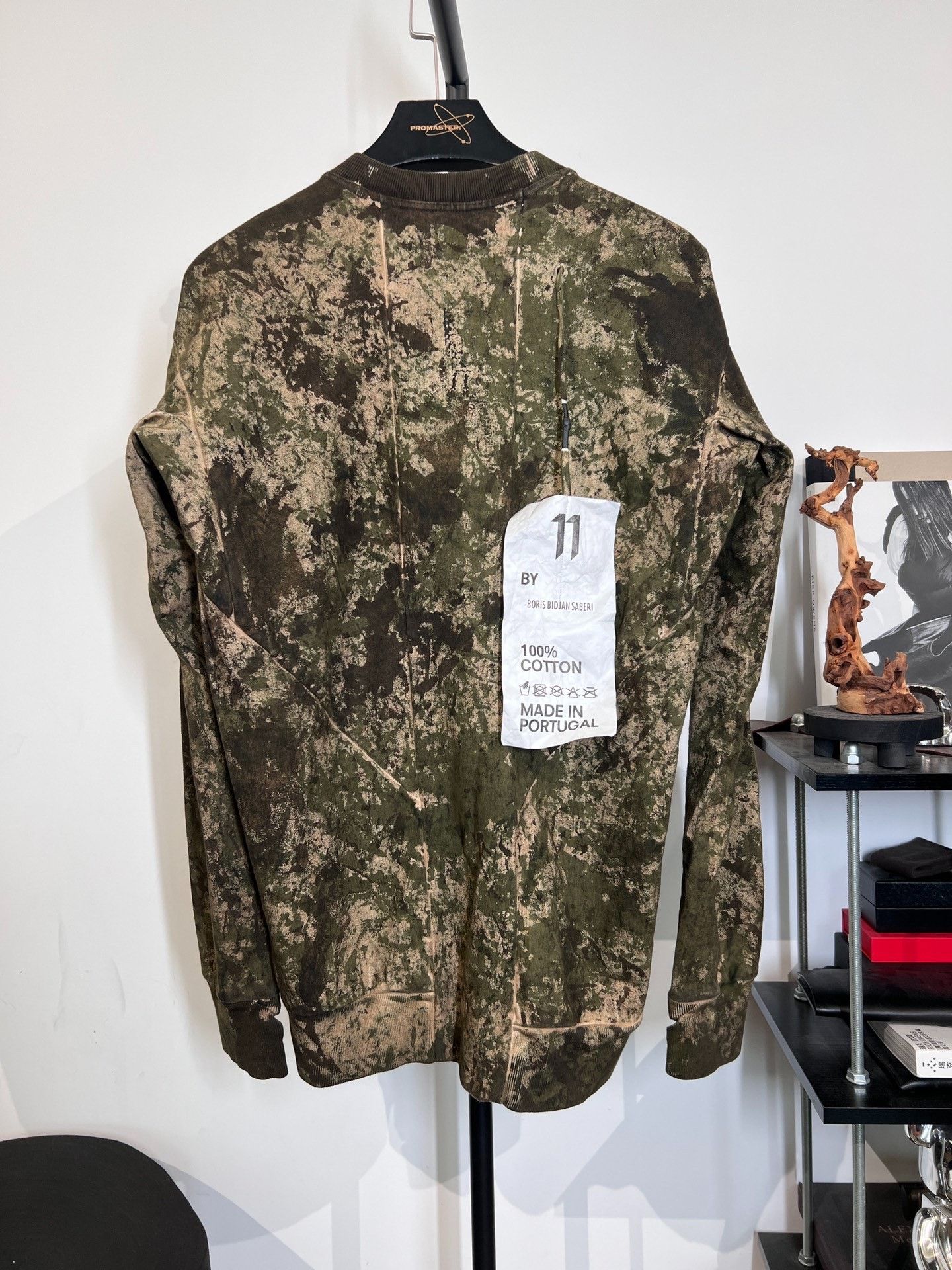 11 By Boris Bidjan Saberi Boris Bidjan Saberi 11by bbs CR1 Crewneck Sweatshirt Size US XL / EU 56 / 4 - 2 Thumbnail