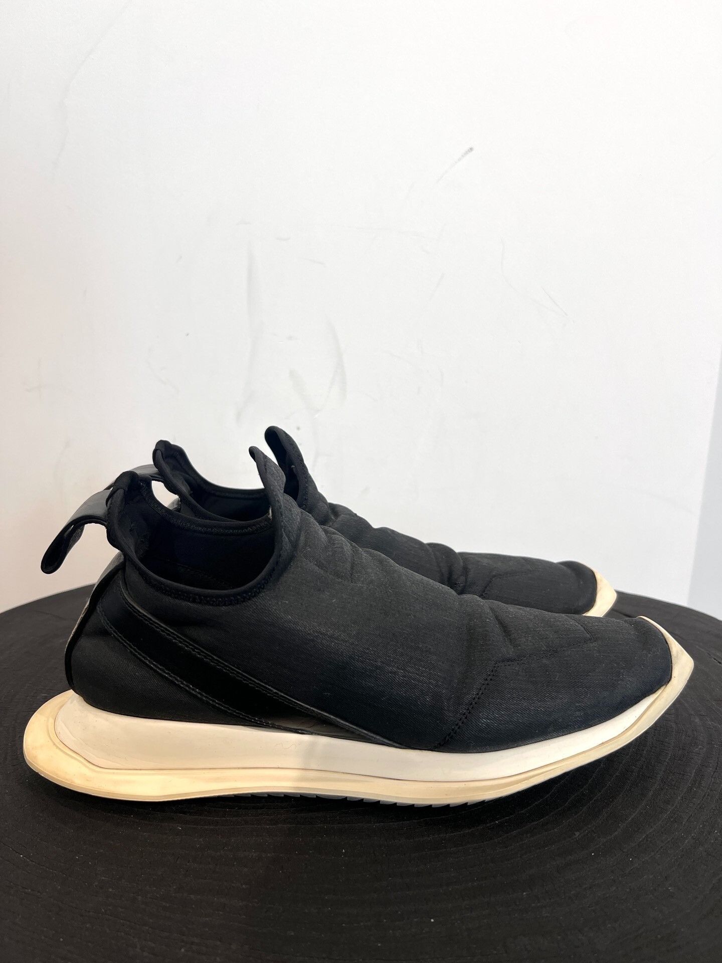 Rick Owens Drkshdw Rick Owens Drkshdw Wax-Coated Tank Sneakers Size US 9 / EU 42 - 3 Thumbnail