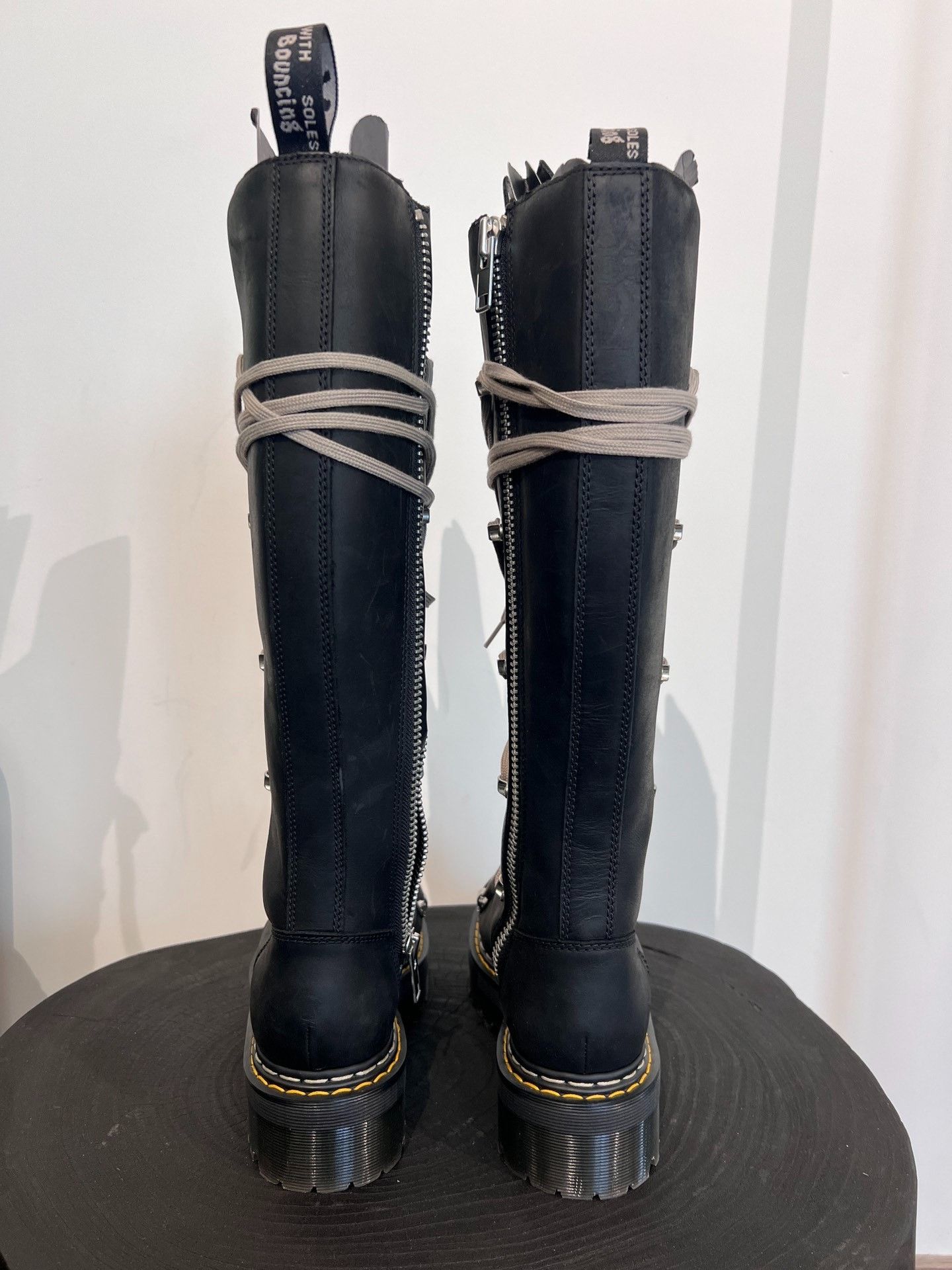 Rick Owens Rick Owens X Dr. Martens High-Top Boots Size US 9 / EU 42 - 4 Thumbnail