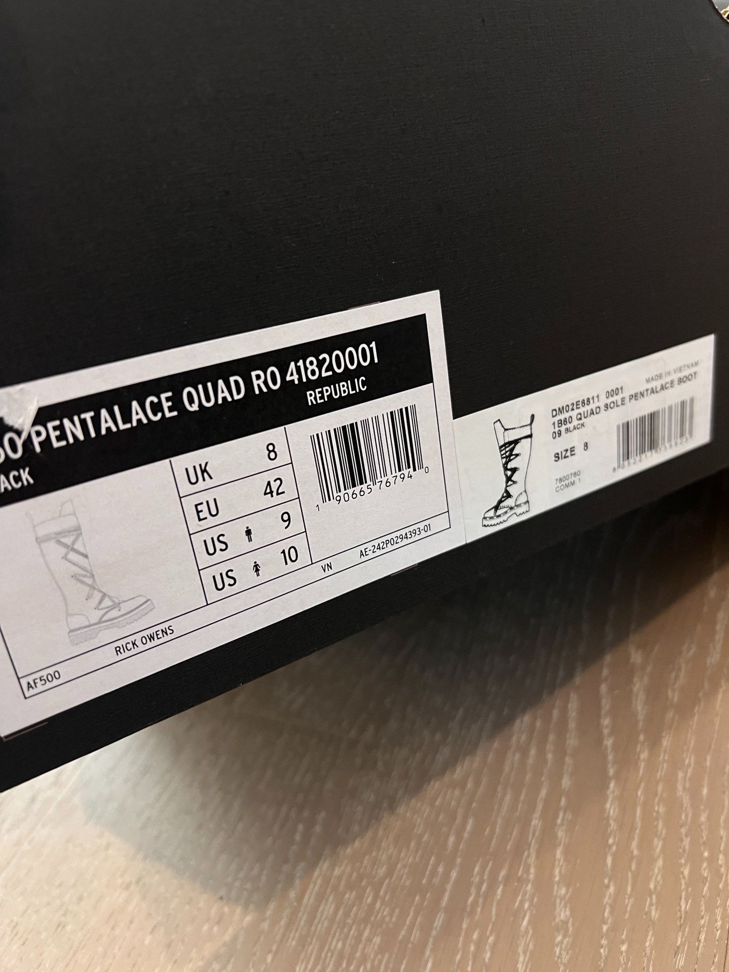 Rick Owens Rick Owens X Dr. Martens High-Top Boots Size US 9 / EU 42 - 7 Thumbnail