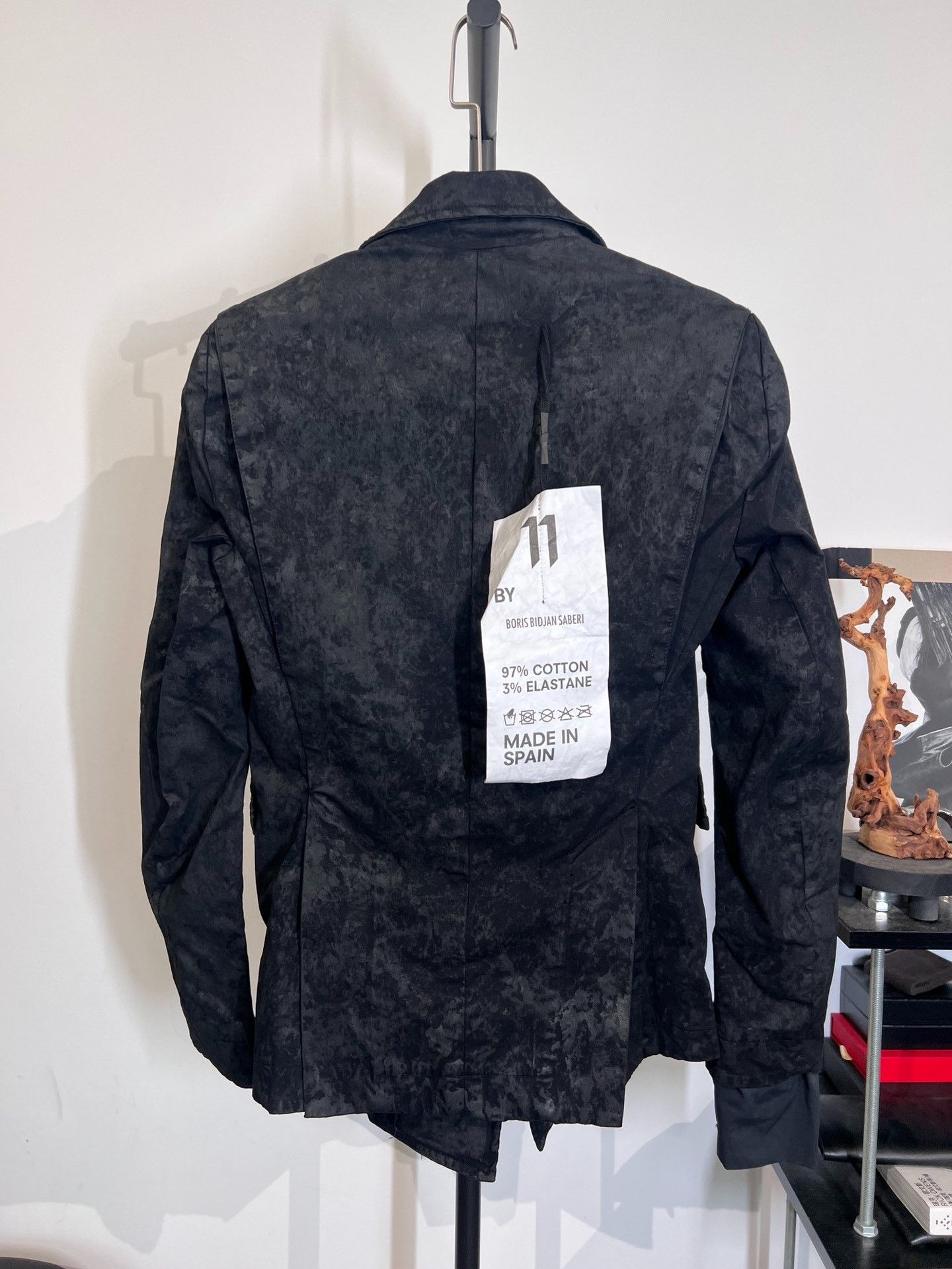 11 By Boris Bidjan Saberi Boris Bidjan Saberi 11by BBS B1 Waxed Blazer Size US S / EU 44-46 / 1 - 2 Thumbnail