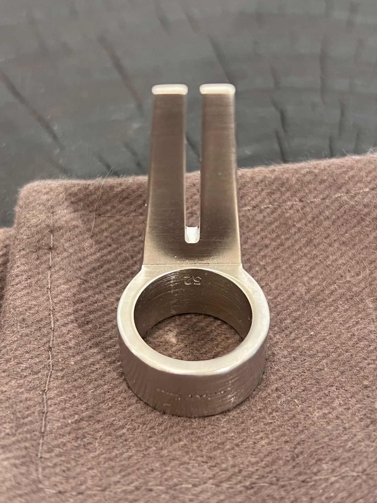 Rick Owens Rick Owens Open Brushed Ring Size 52 Size ONE SIZE - 4 Thumbnail