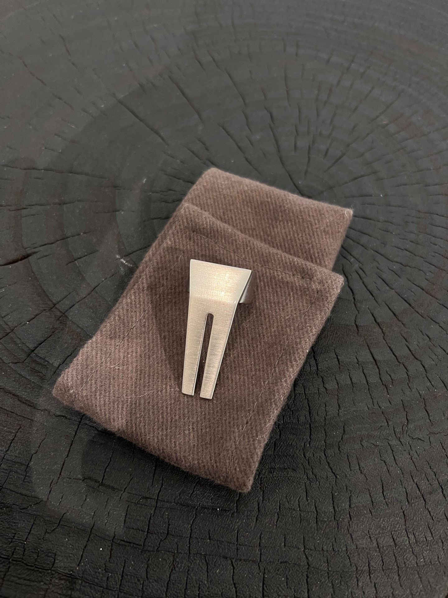 Rick Owens Rick Owens Open Brushed Ring Size 52 Size ONE SIZE - 2 Thumbnail