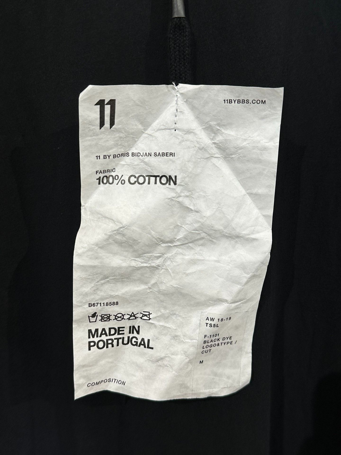 11 By Boris Bidjan Saberi Boris Bidjan Saberi 11by bbs TS5L Longline T-Shirt Size US M / EU 48-50 / 2 - 6 Thumbnail