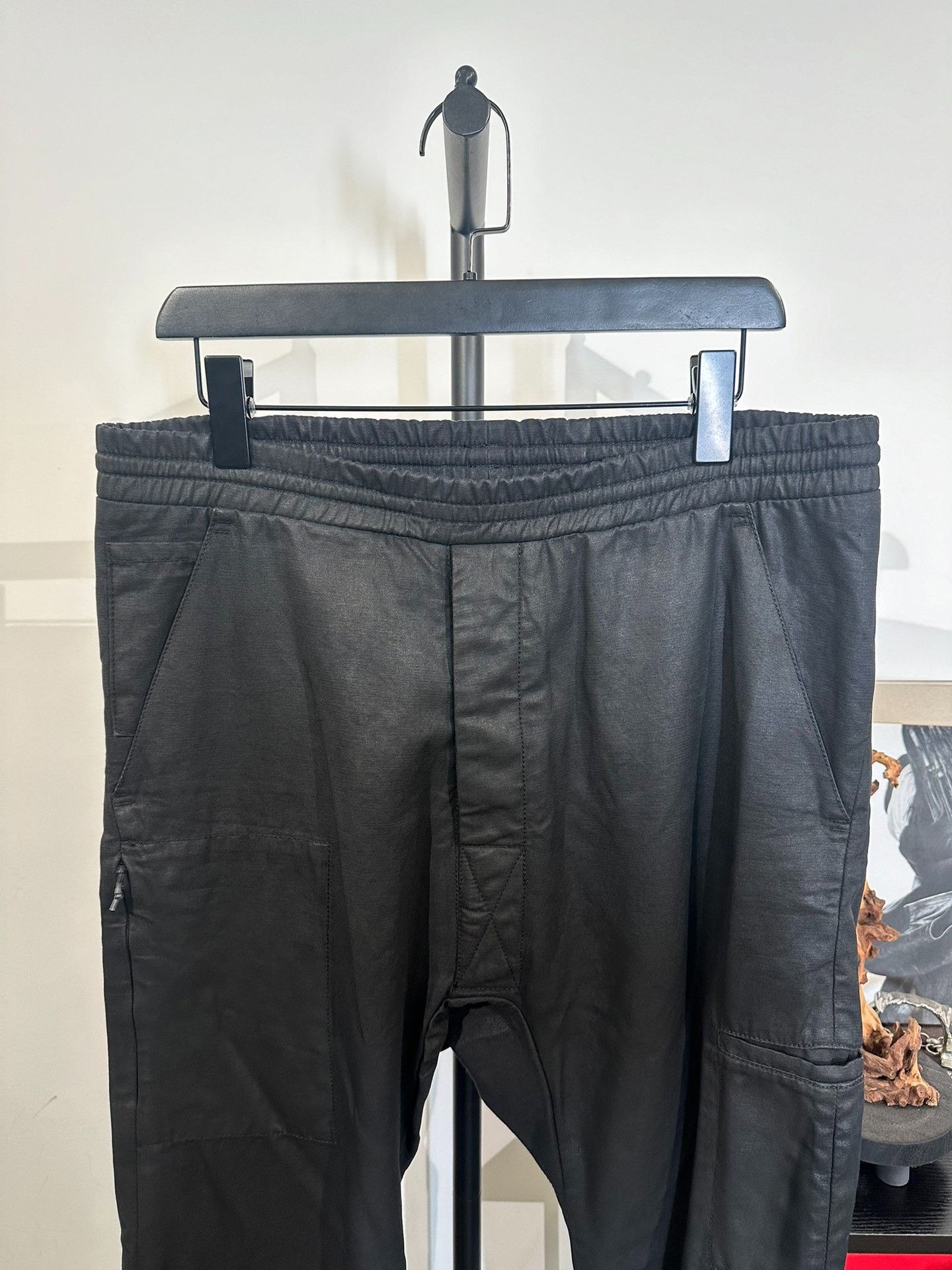 11 By Boris Bidjan Saberi Boris Bidjan Saberi 11by BBS Waxed Straight Pants Size US 38 / EU 54 - 4 Thumbnail