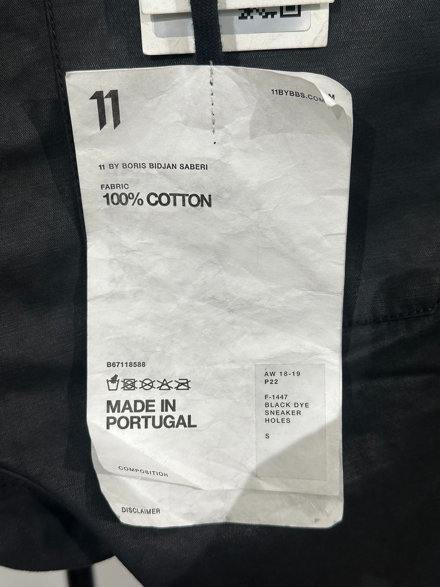 11 By Boris Bidjan Saberi Boris Bidjan Saberi 11by BBS Waxed Straight Pants Size US 38 / EU 54 - 9 Thumbnail