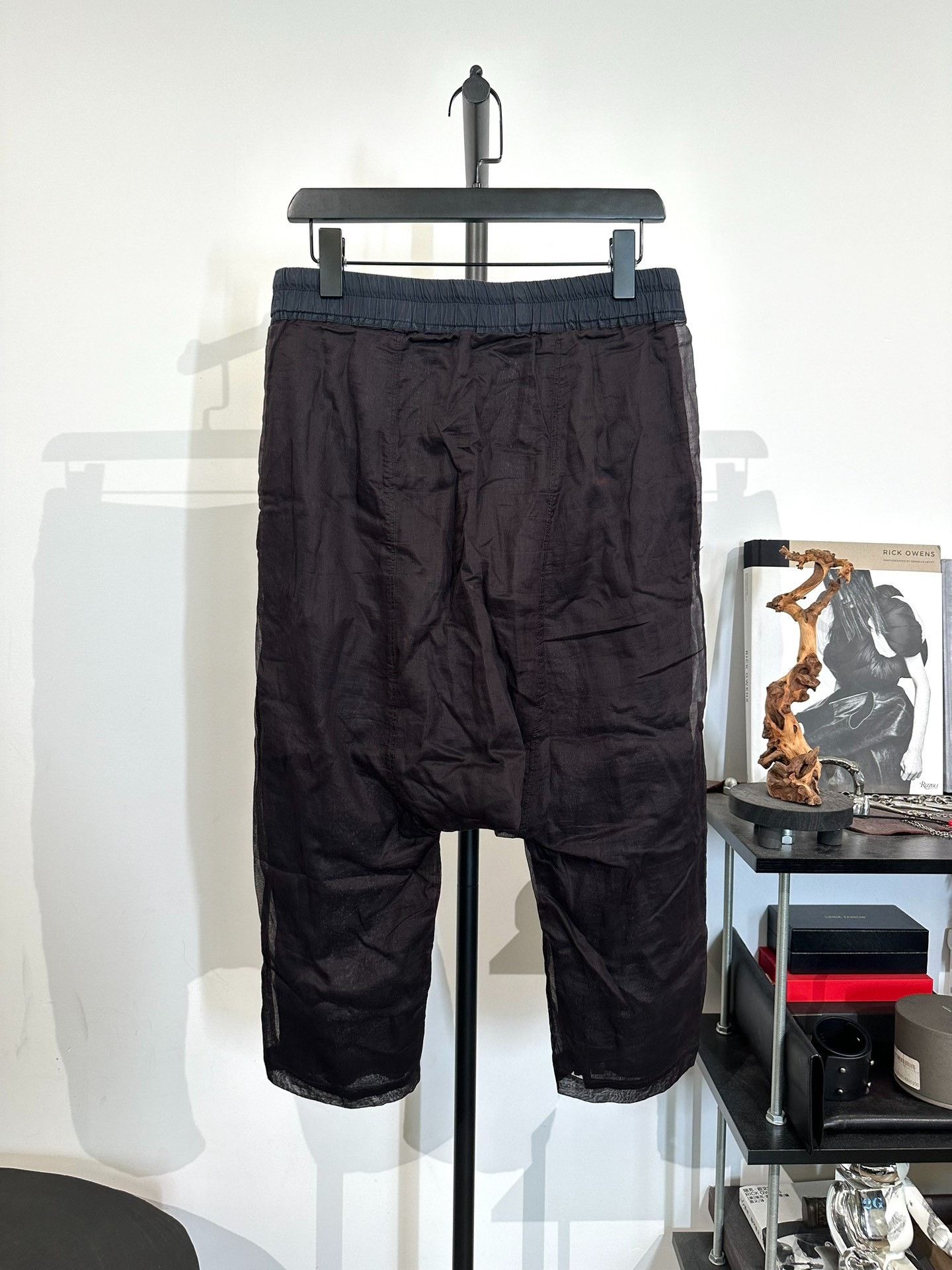Rick Owens Rick Owens Double-Layer Mesh Cropped Pants 48 Size US 32 / EU 48 - 2 Thumbnail