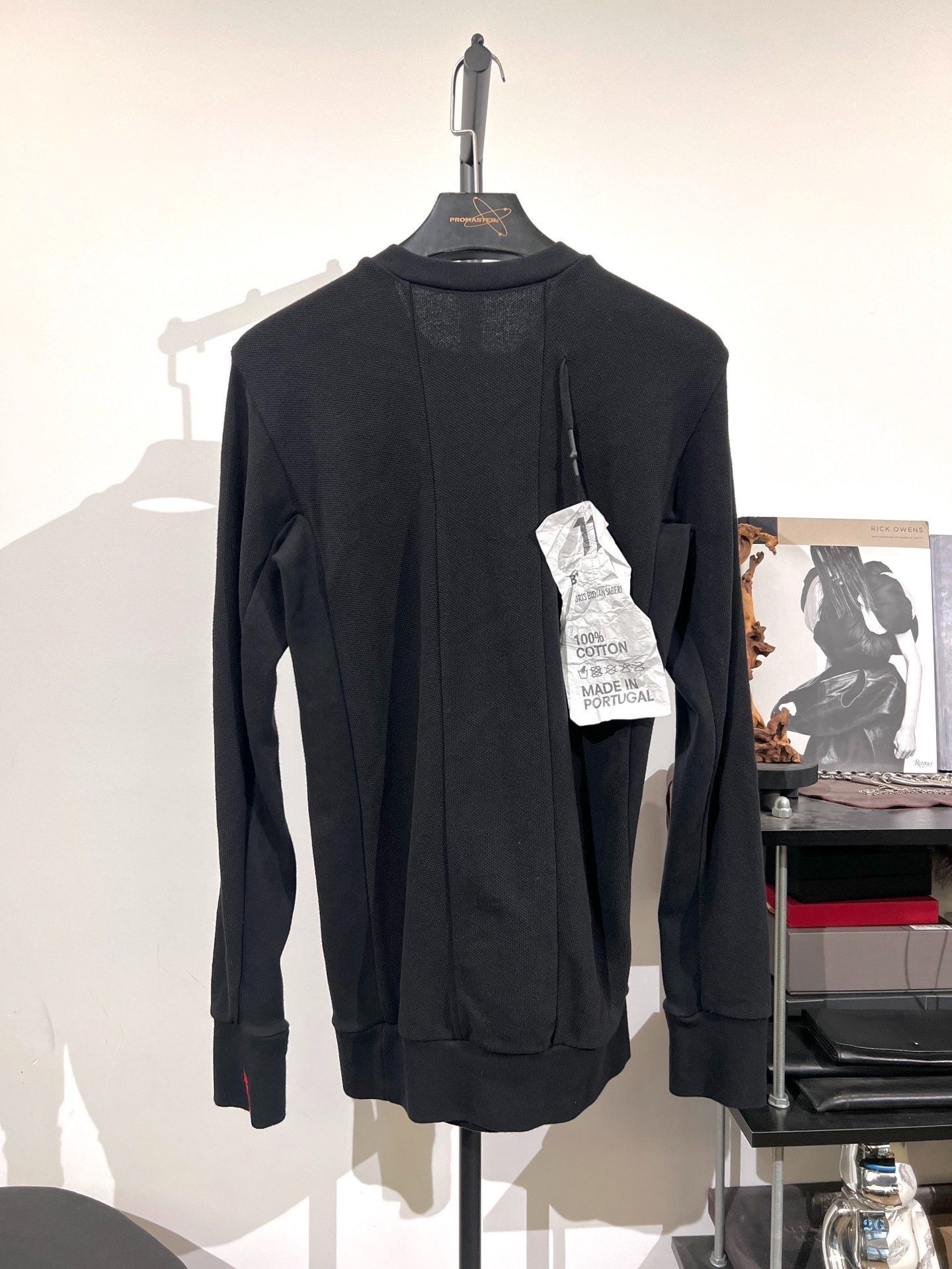 11 By Boris Bidjan Saberi Boris Bidjan Saberi CR3 Waffle Paneled Sweatshirt Size US M / EU 48-50 / 2 - 2 Thumbnail