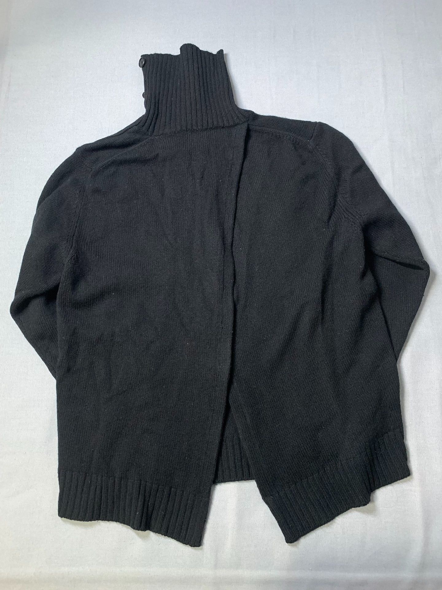 Riccardo Tisci Givenchy 12FW Deconstructed Wool Turtleneck Size US XL / EU 56 / 4 - 4 Thumbnail