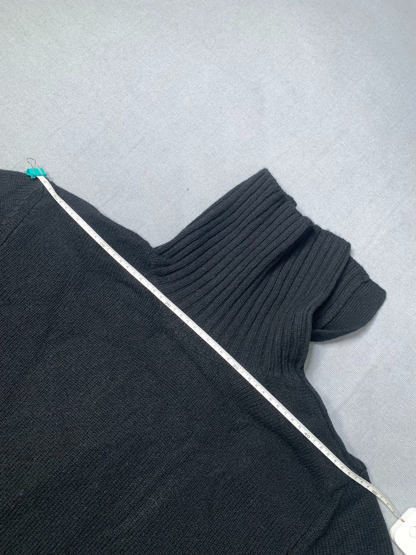 Riccardo Tisci Givenchy 12FW Deconstructed Wool Turtleneck Size US XL / EU 56 / 4 - 6 Thumbnail