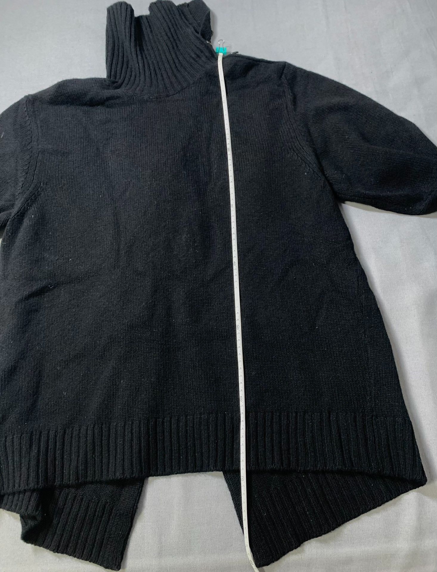 Riccardo Tisci Givenchy 12FW Deconstructed Wool Turtleneck Size US XL / EU 56 / 4 - 8 Thumbnail
