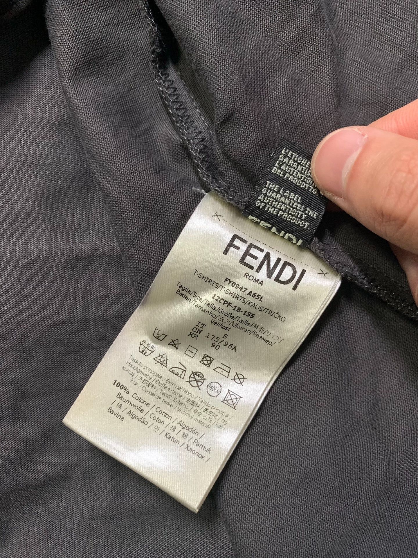 Fendi Fendi Double F All-Over Print T-Shirt Size US S / EU 44-46 / 1 - 4 Thumbnail