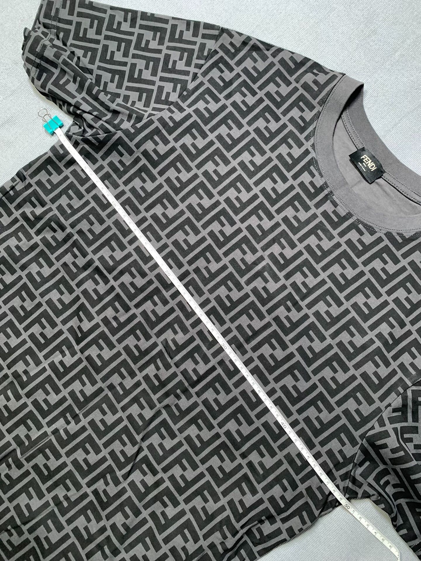 Fendi Fendi Double F All-Over Print T-Shirt Size US S / EU 44-46 / 1 - 6 Thumbnail