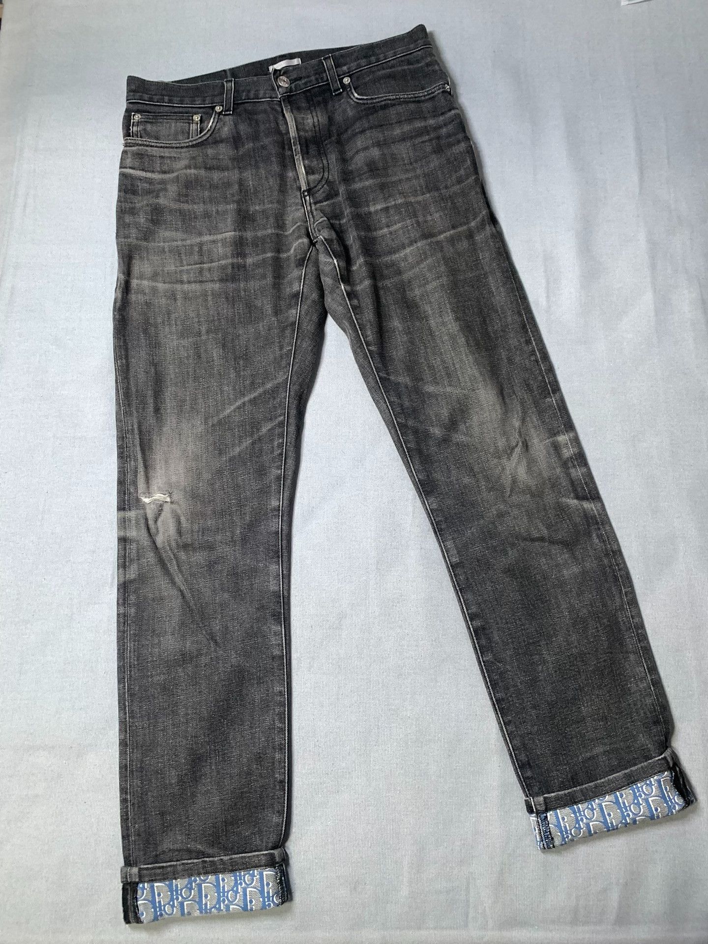 Dior Dior Monogram Print Jeans Size US 30 / EU 46 - 2 Thumbnail