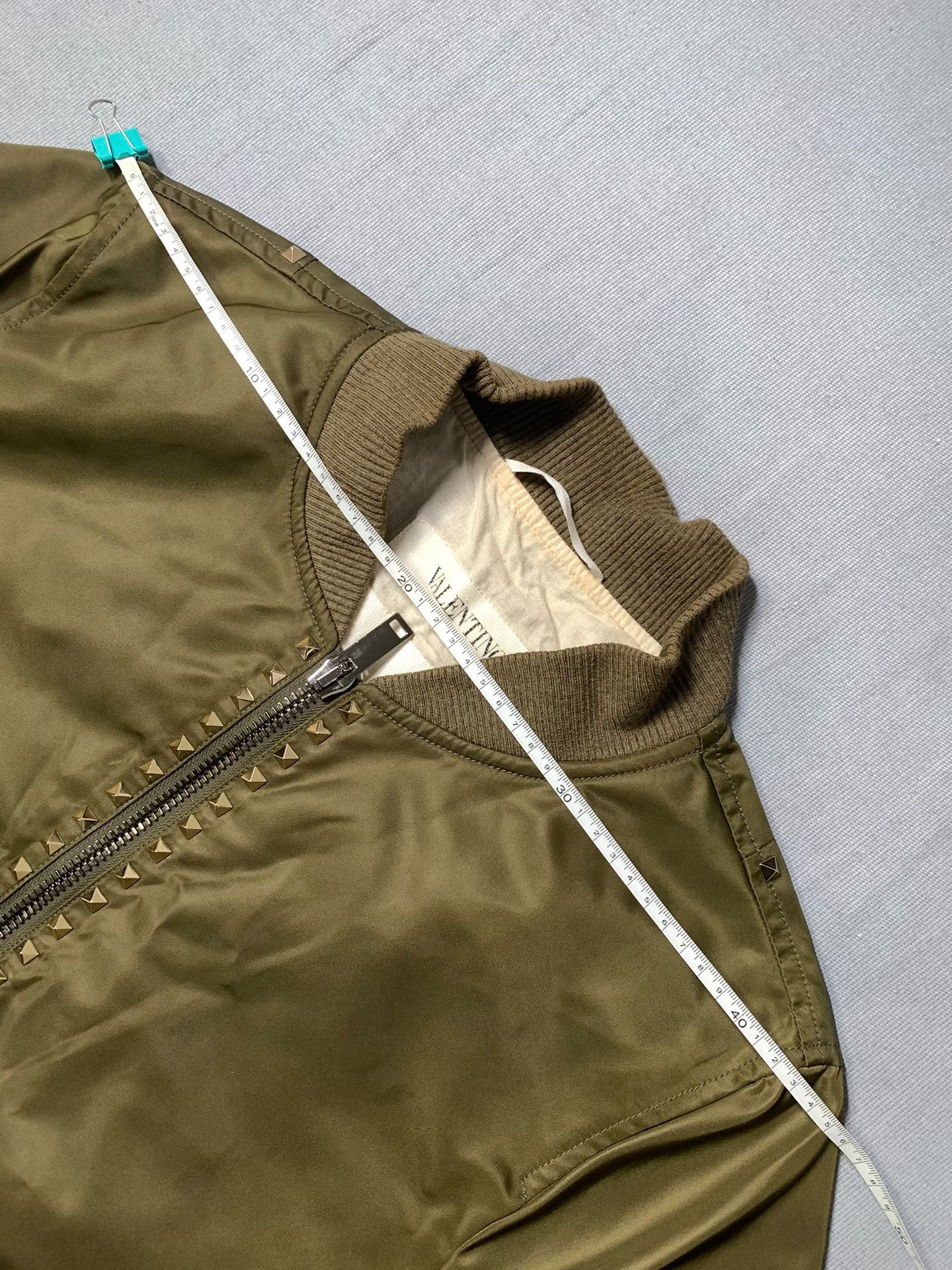Valentino Valentino Rivet MA1 Bomber Jacket Size US M / EU 48-50 / 2 - 7 Thumbnail