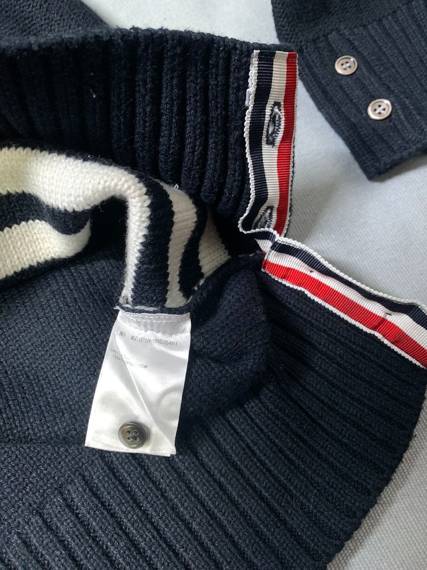 Thom Browne Thom Browne Classic Four-Bar Crewneck Sweatshirt Size US L / EU 52-54 / 3 - 5 Thumbnail