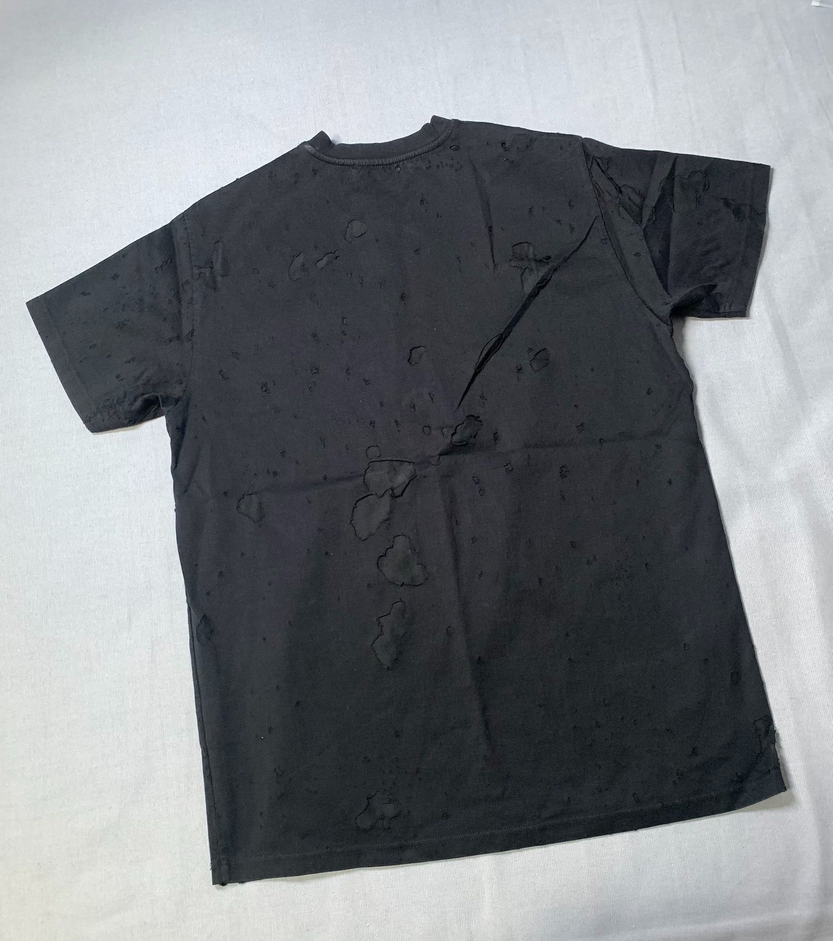 Givenchy Givenchy Double Layer Distressed Short Sleeve Size XXS / US 00 / IT 34 - 3 Thumbnail