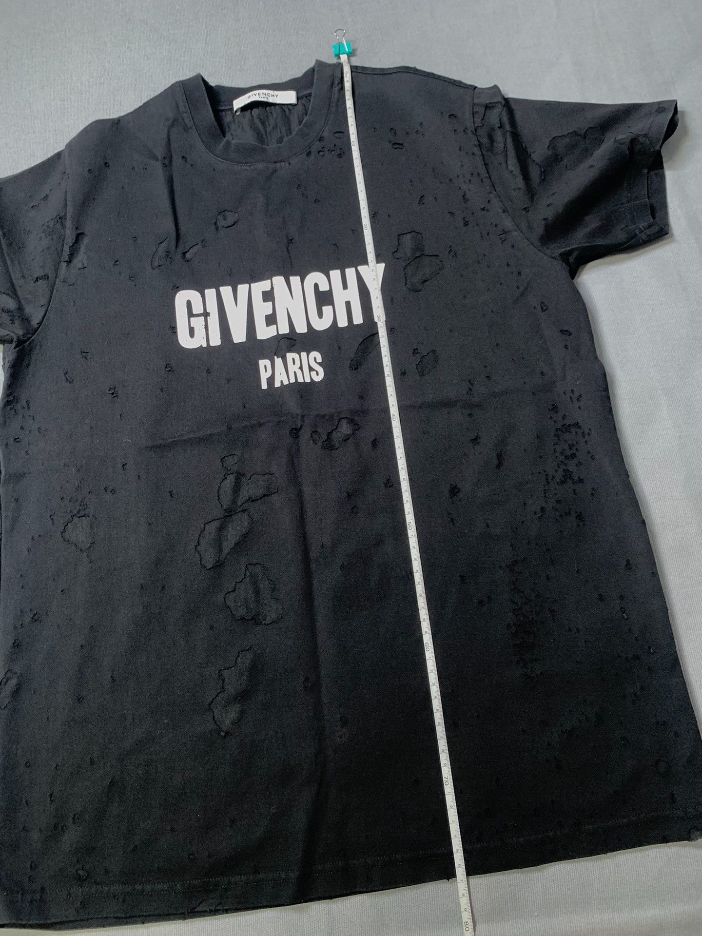 Givenchy Givenchy Double Layer Distressed Short Sleeve Size XXS / US 00 / IT 34 - 8 Thumbnail