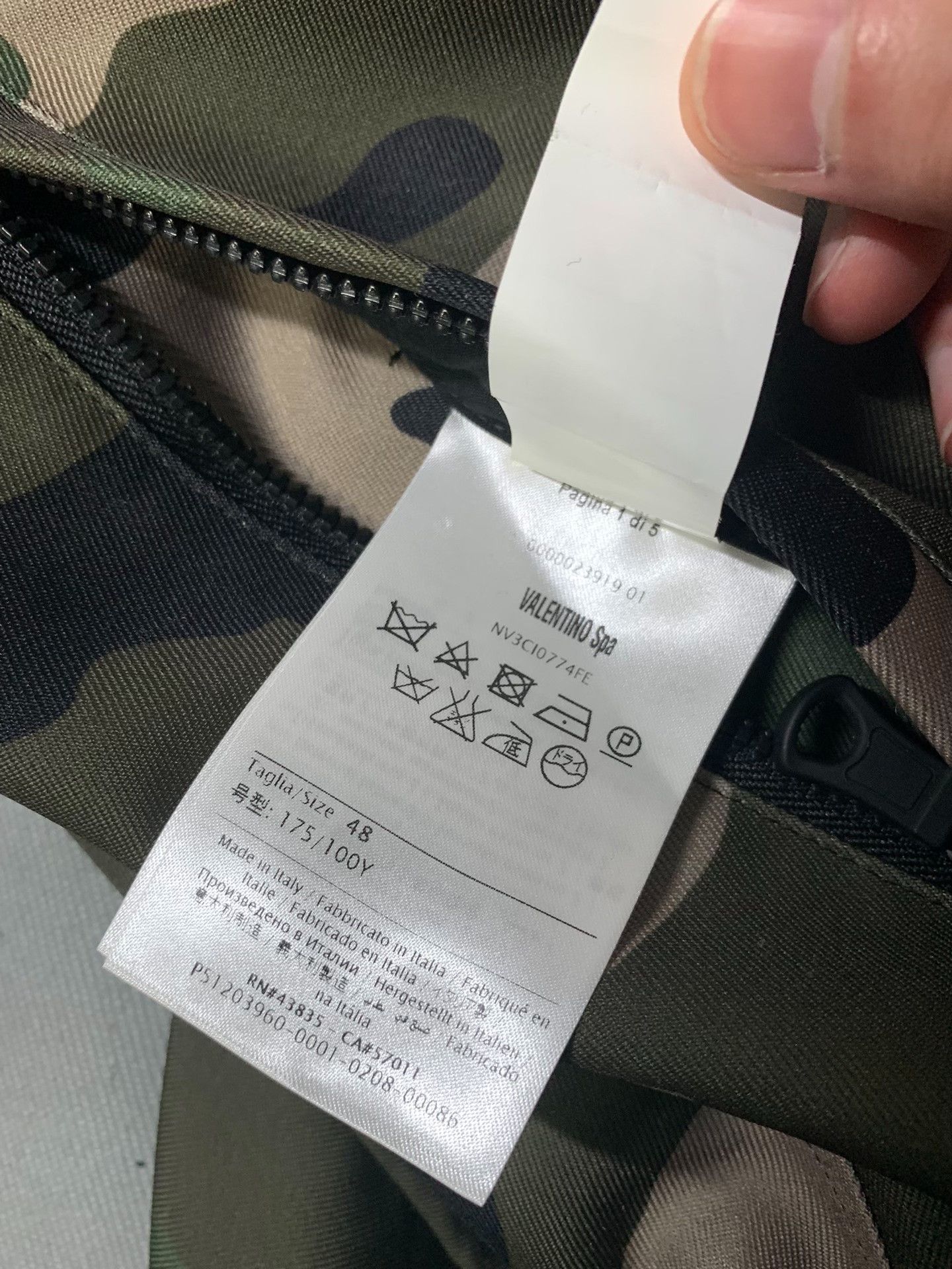 Valentino Valentino Runway Camo Jacket Size US M / EU 48-50 / 2 - 6 Thumbnail
