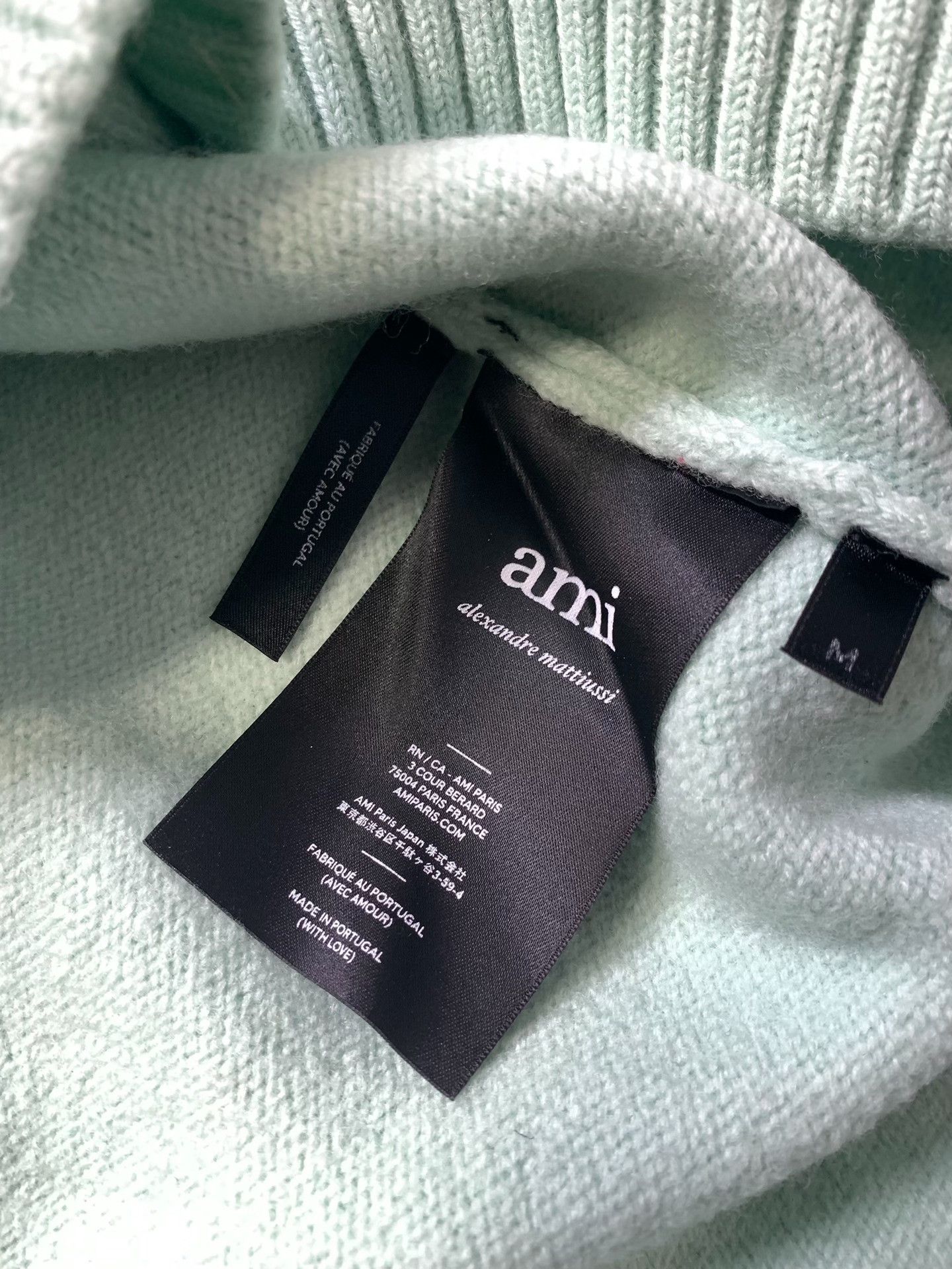 AMI Ami Paris Embroidered Heart Merino Wool Sweater Size M / US 6-8 / IT 42-44 - 4 Thumbnail