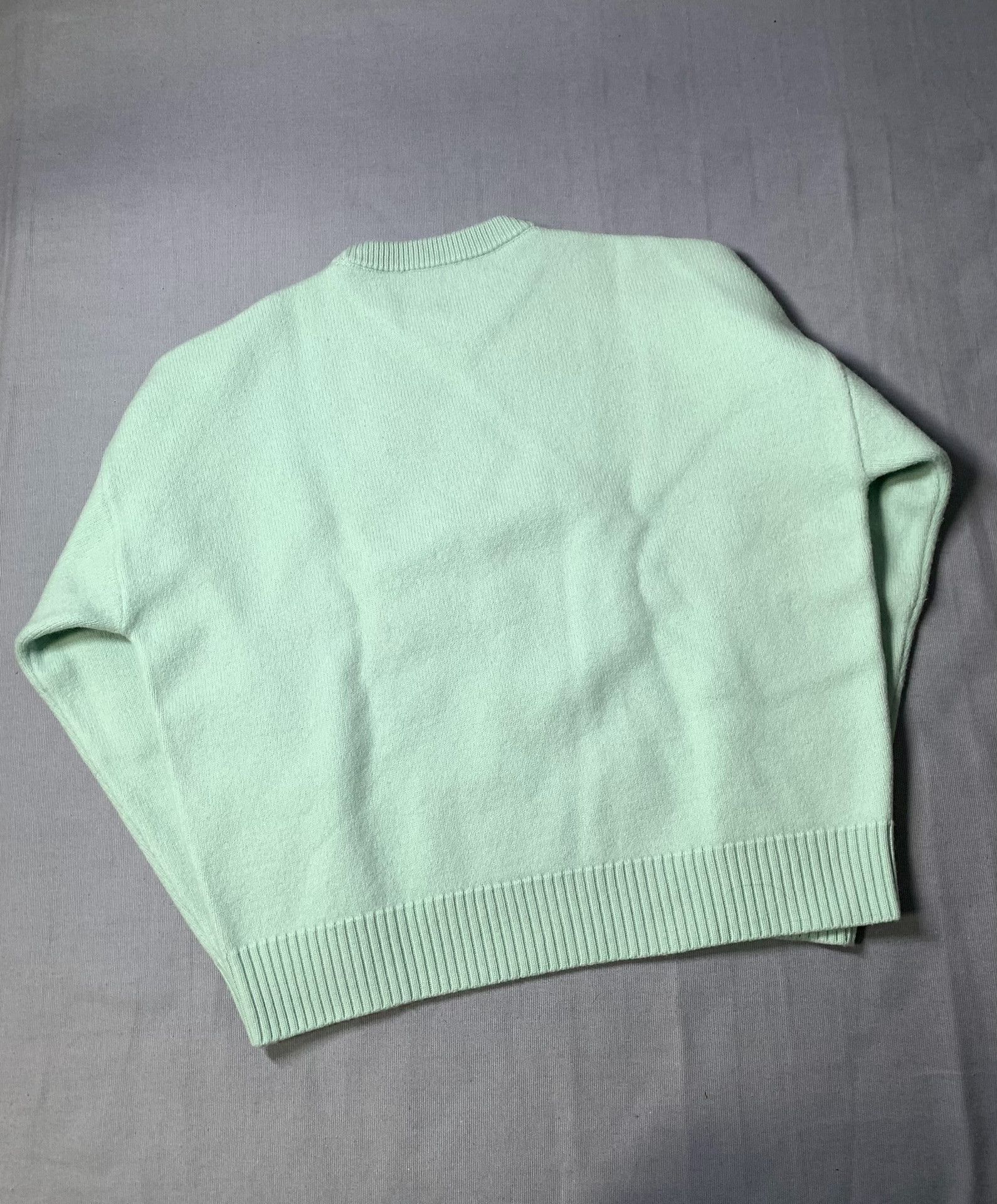 AMI Ami Paris Embroidered Heart Merino Wool Sweater Size M / US 6-8 / IT 42-44 - 3 Thumbnail