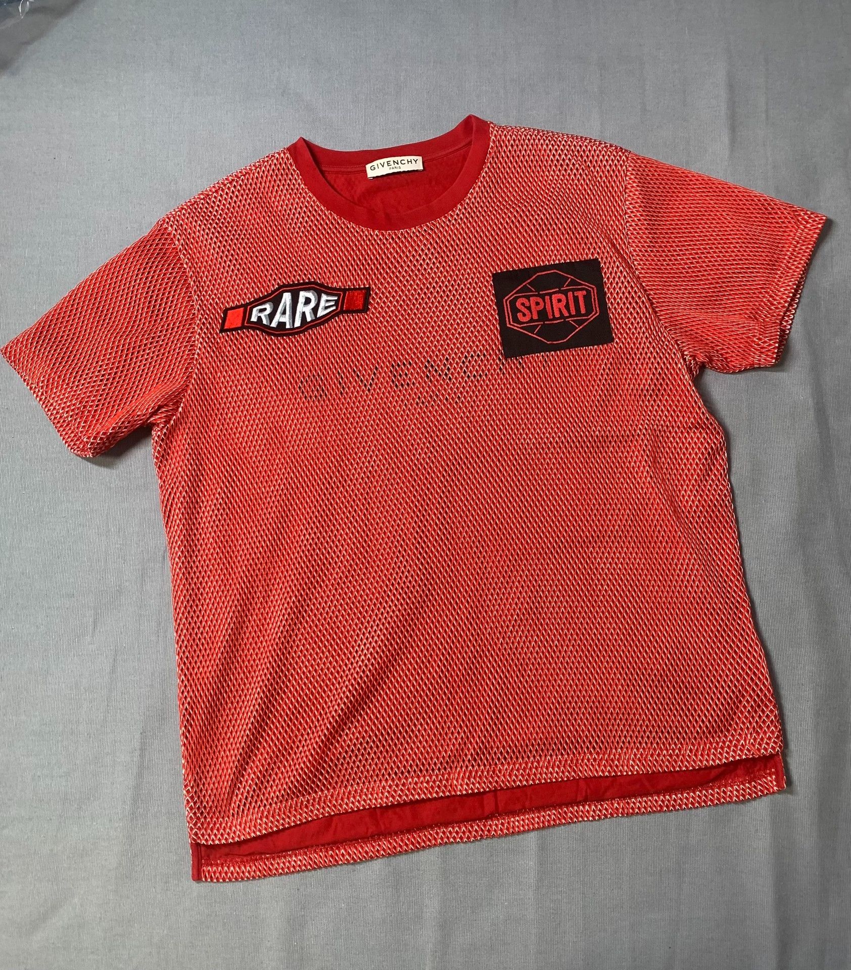 Givenchy Givenchy Double Layer Embroidered Short Sleeve Size US S / EU 44-46 / 1 - 2 Thumbnail